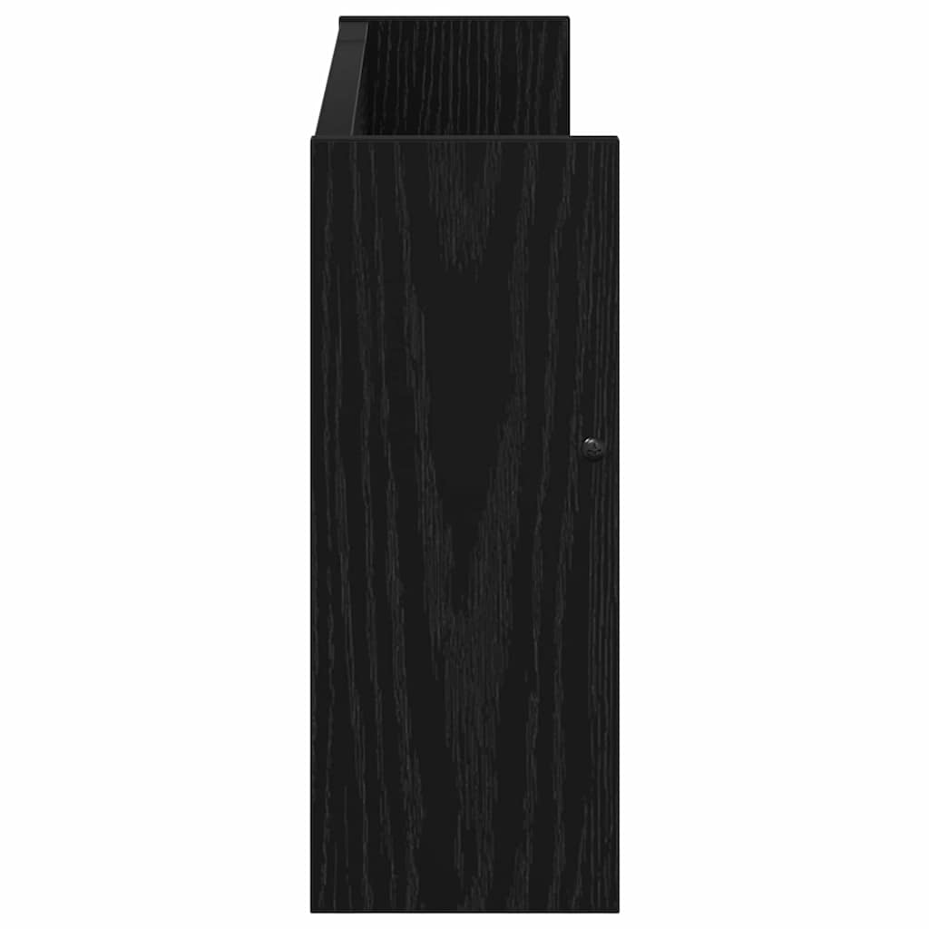 Polica za časopise Crni hrast 60 x 12 x 30 cm Konstruirano drvo