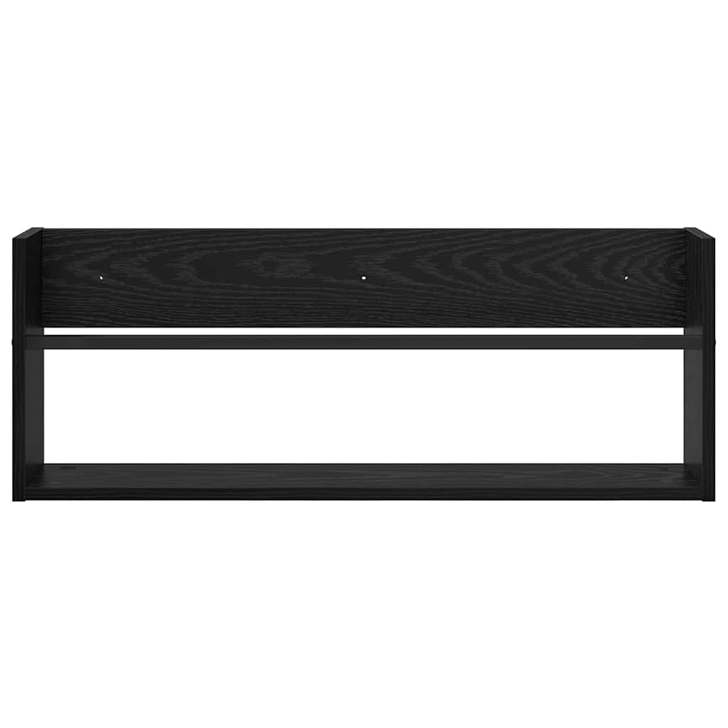 Polica za časopise Crni hrast 80 x 12 x 30 cm Konstruirano drvo