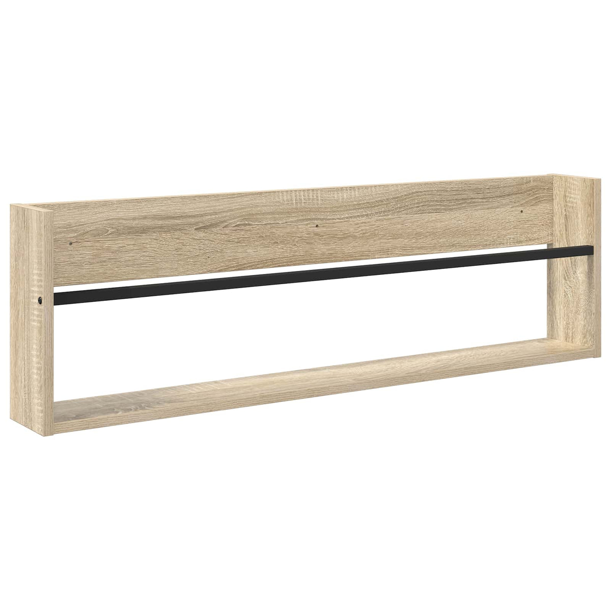 Polica za časopise Zidne 2 pcs Sonoma hrast 100 x 12 x 30 cm