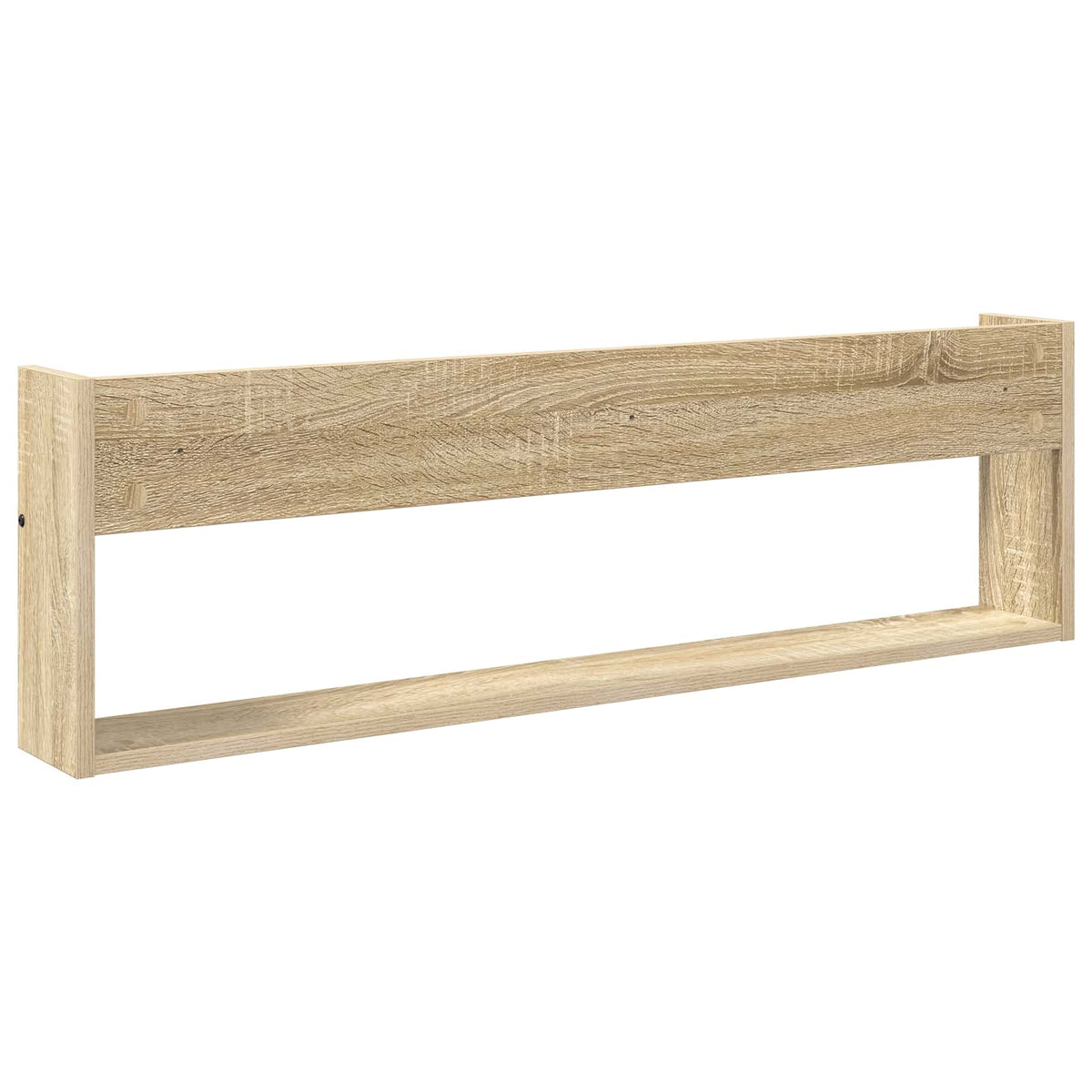 Polica za časopise Zidne 2 pcs Sonoma hrast 100 x 12 x 30 cm