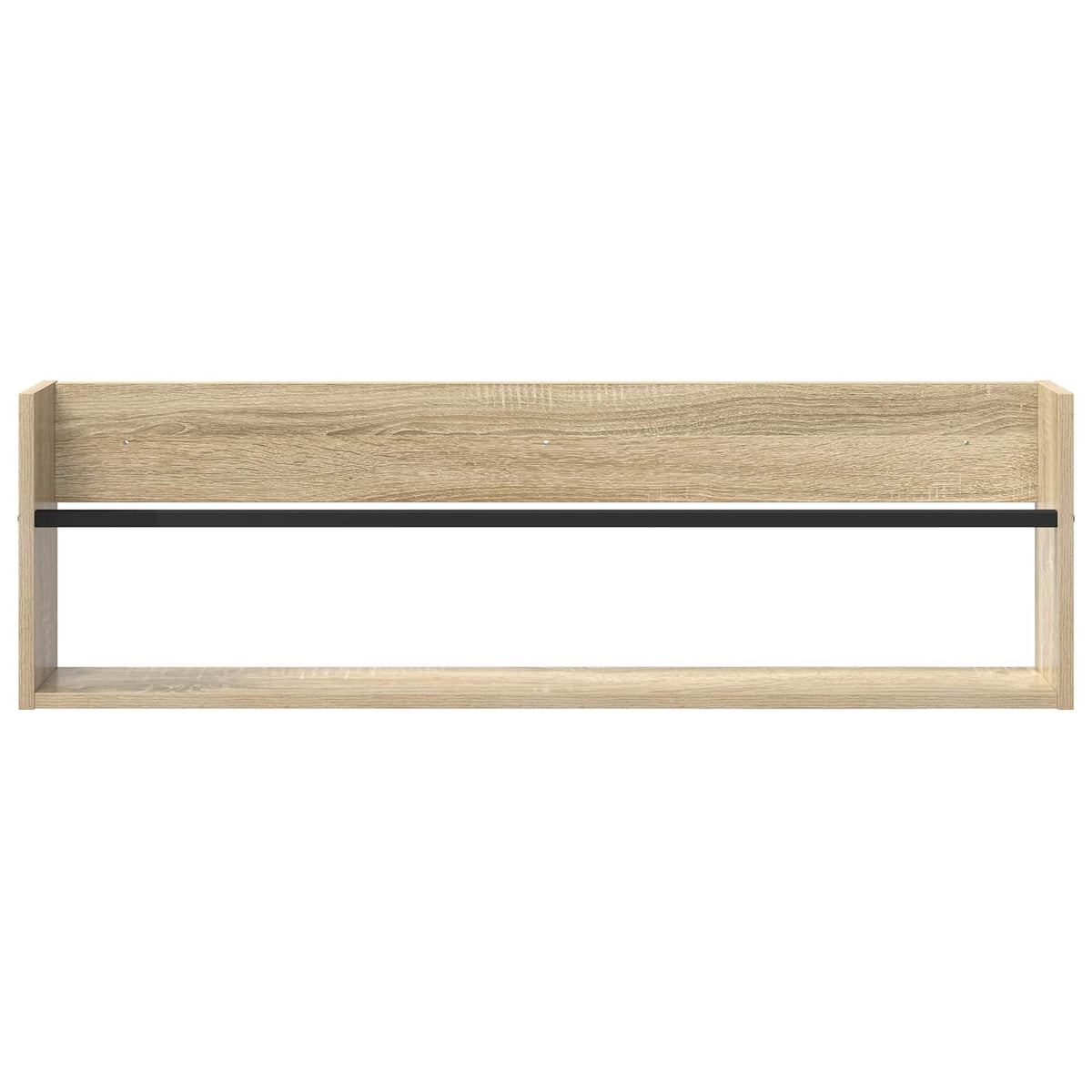 Polica za časopise Zidne 2 pcs Sonoma hrast 100 x 12 x 30 cm