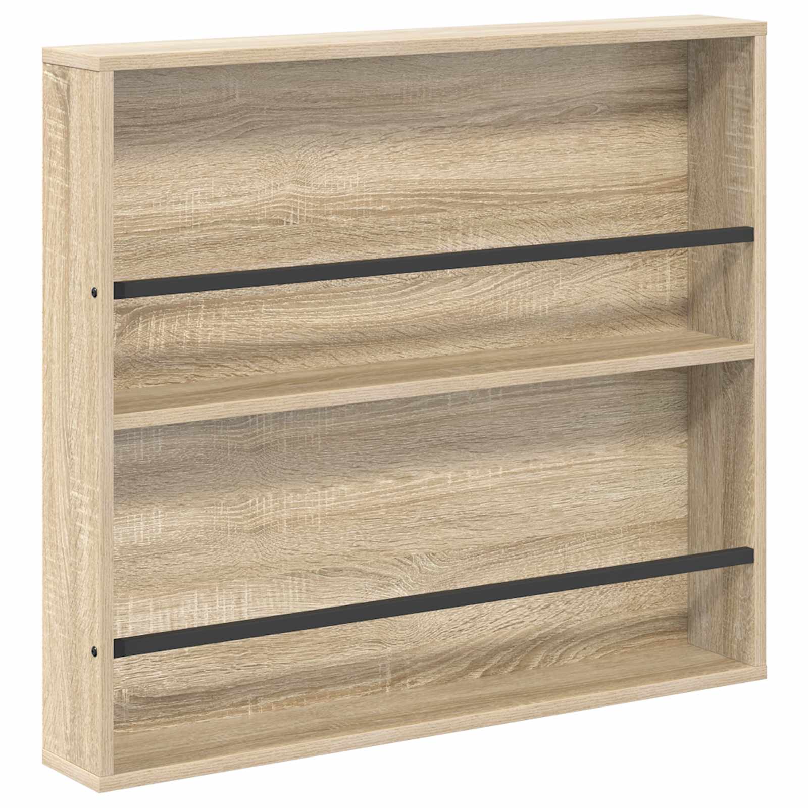Polica za časopise s policom 2 pcs Sonoma hrast 80 x 12 x 70 cm