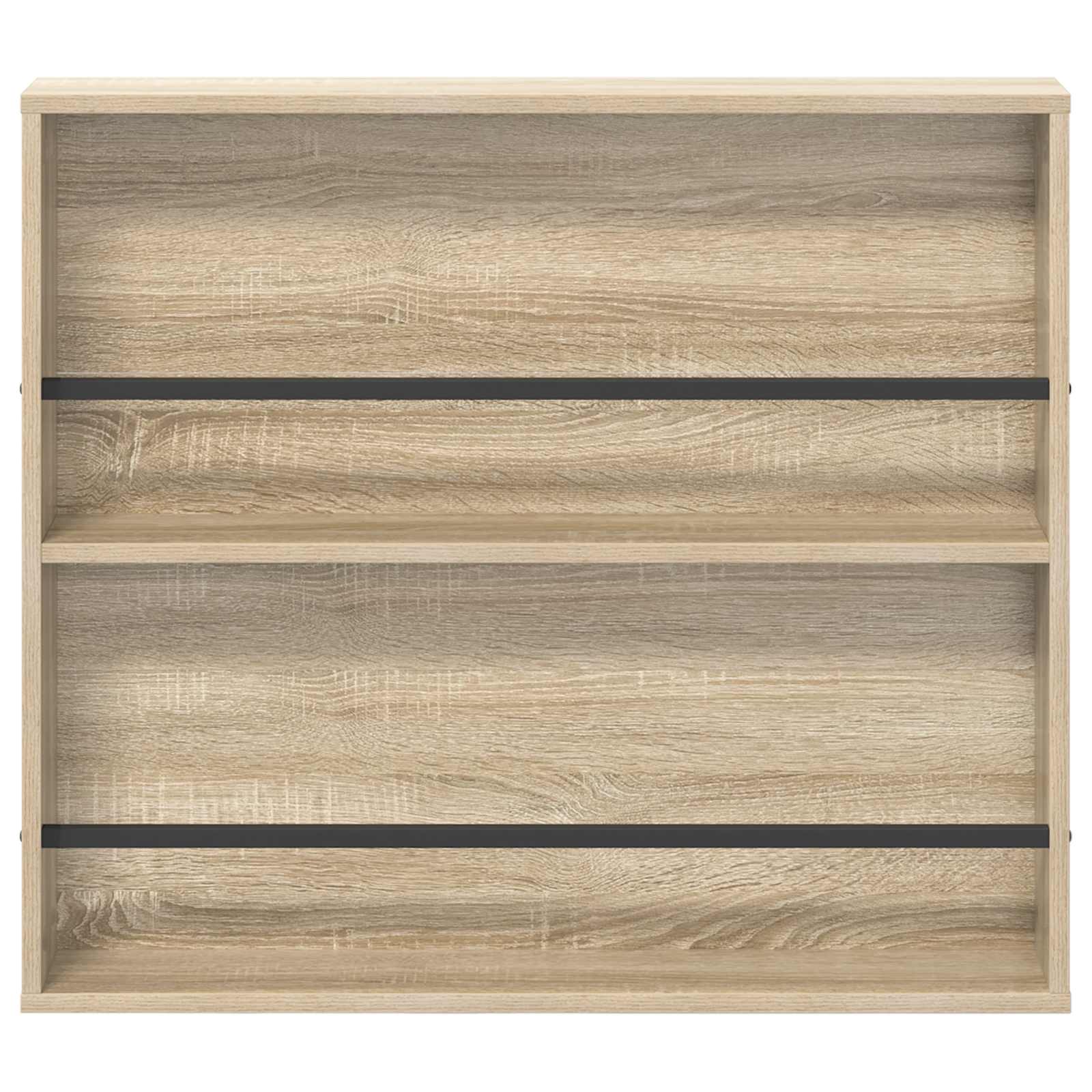 Polica za časopise s policom 2 pcs Sonoma hrast 80 x 12 x 70 cm