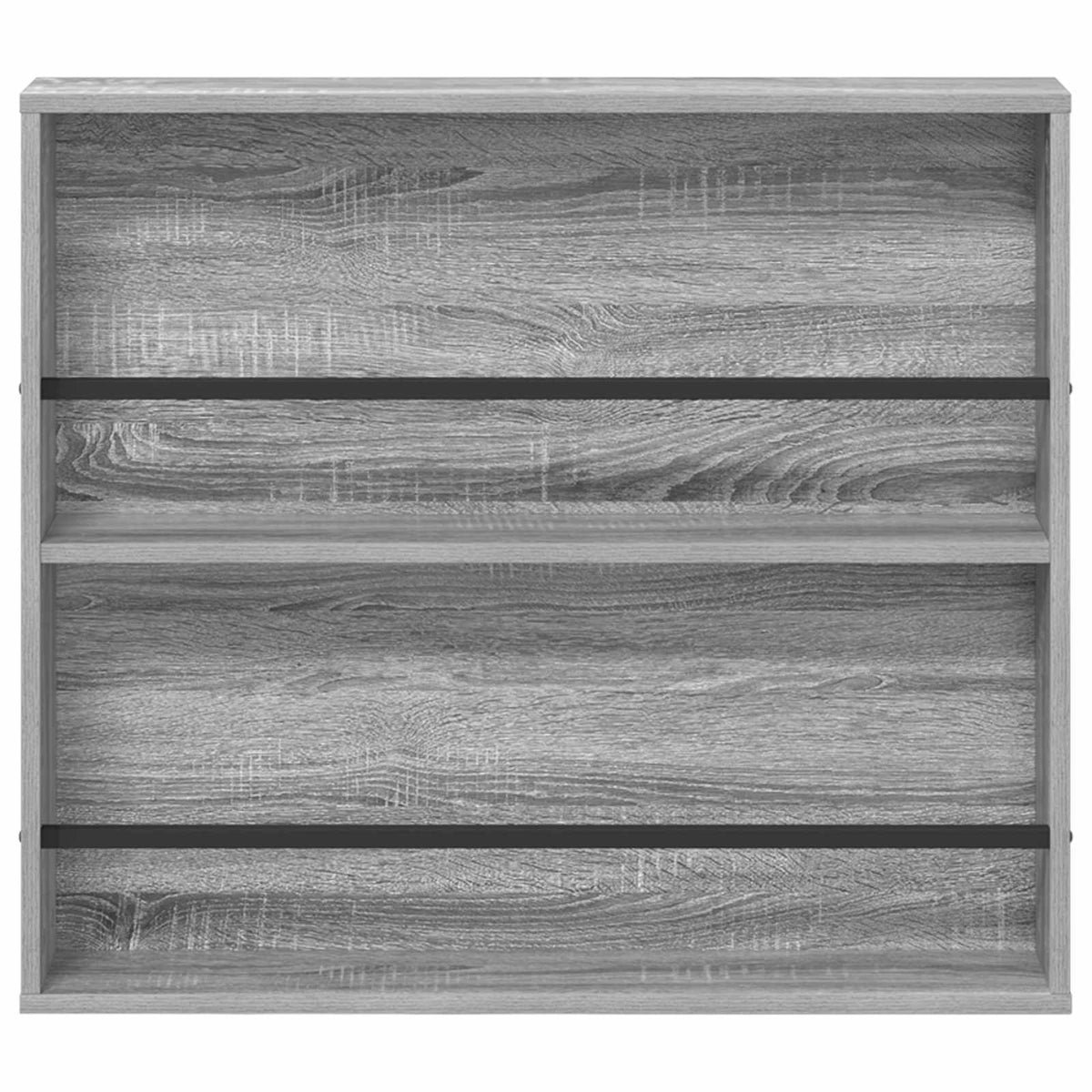 Polica za časopise s policom Zidne Siva Sonoma 80 x 12 x 70 cm