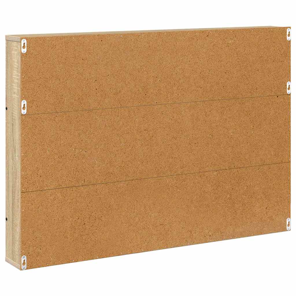 Polica za časopise Zidne 2 pcs Sonoma hrast 100 x 12 x 70 cm
