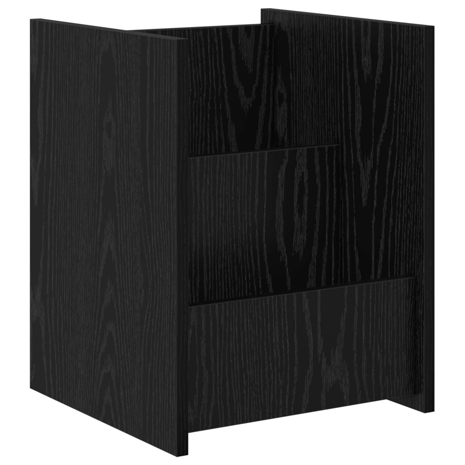 Polica za časopise Crni hrast 35 x 35 x 45 cm Konstruirano drvo