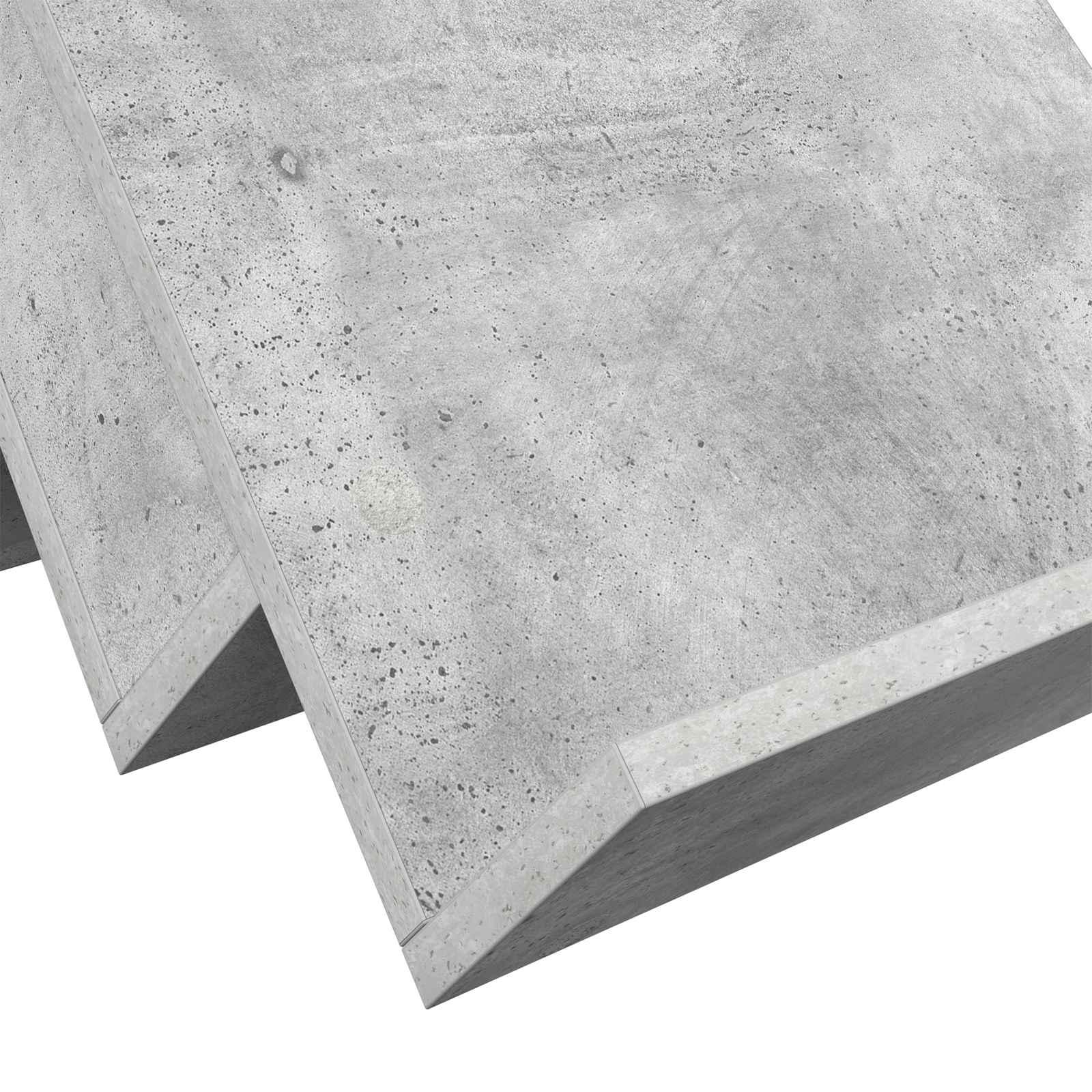 Polica za časopise s policom Betonska siva 53 x 40 x 28,5 cm