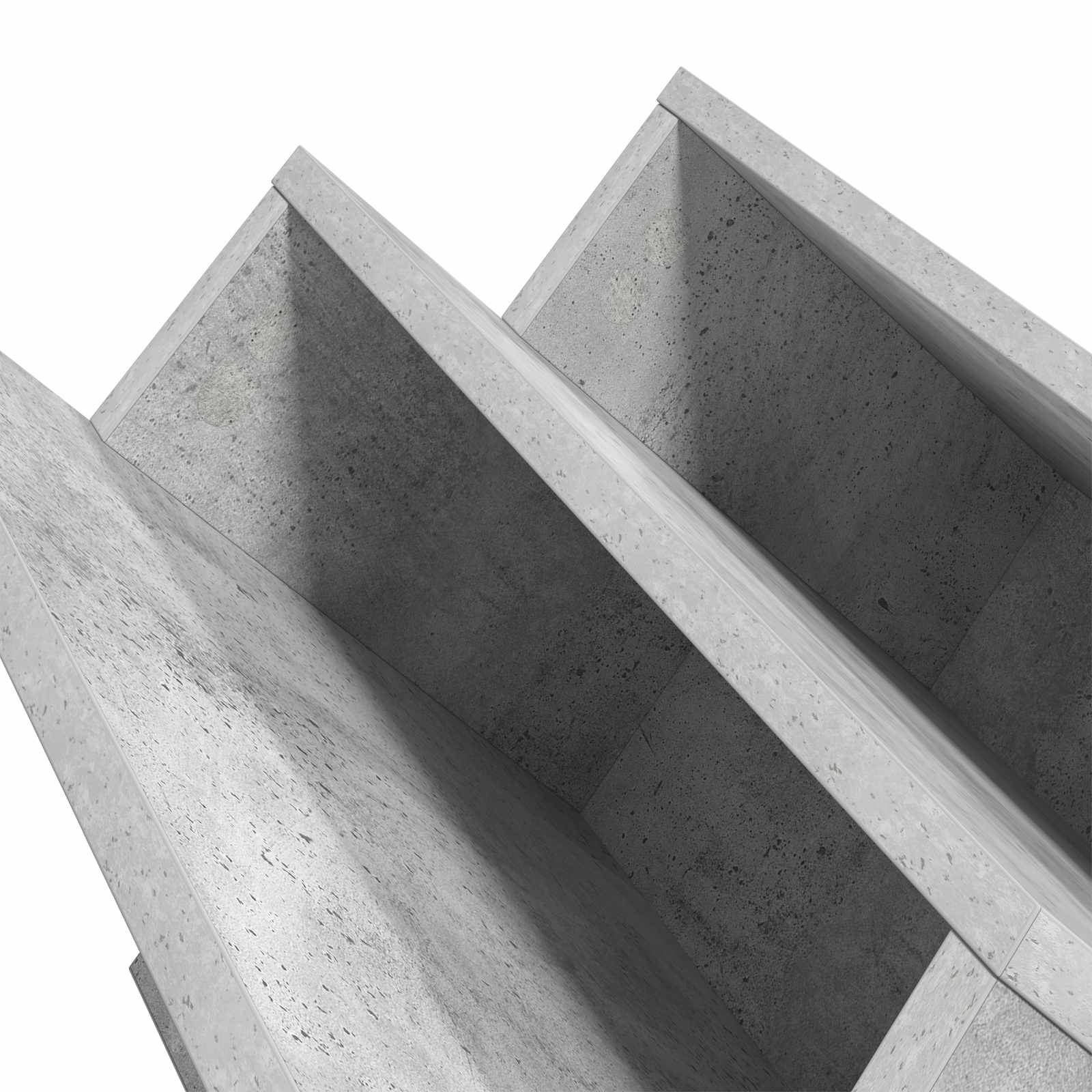 Polica za časopise s policom Betonska siva 53 x 40 x 28,5 cm