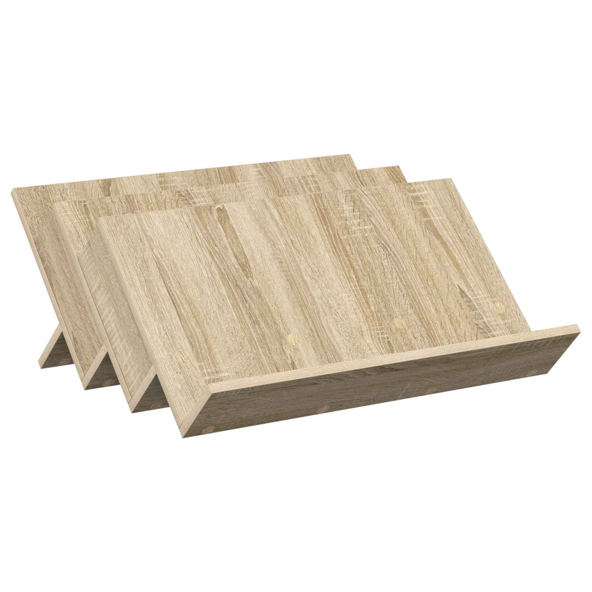 Polica za časopise s policom Sonoma hrast 65 x 53 x 28,5 cm