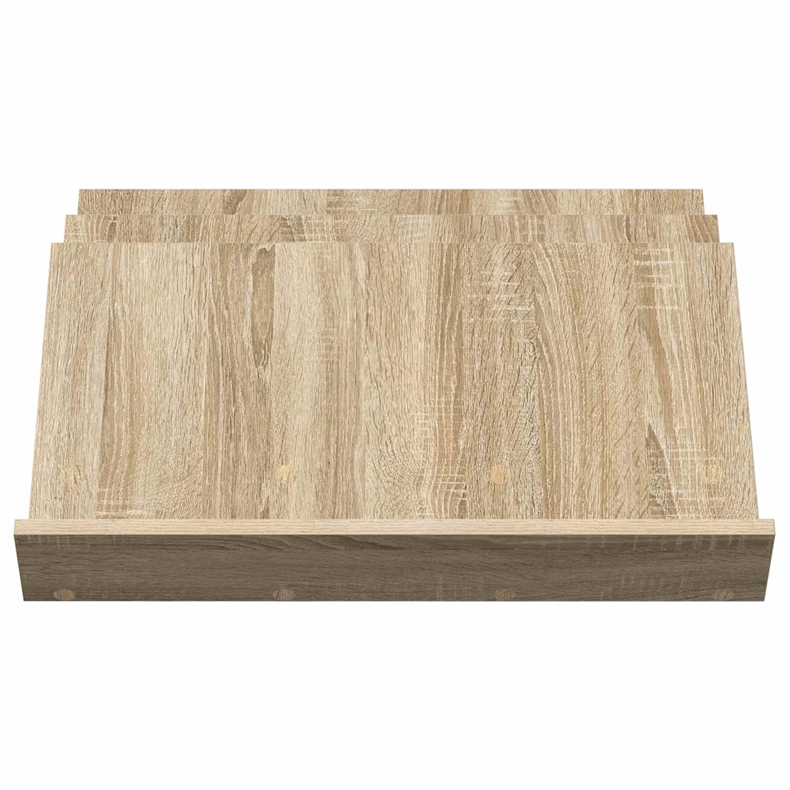 Polica za časopise s policom Sonoma hrast 65 x 53 x 28,5 cm