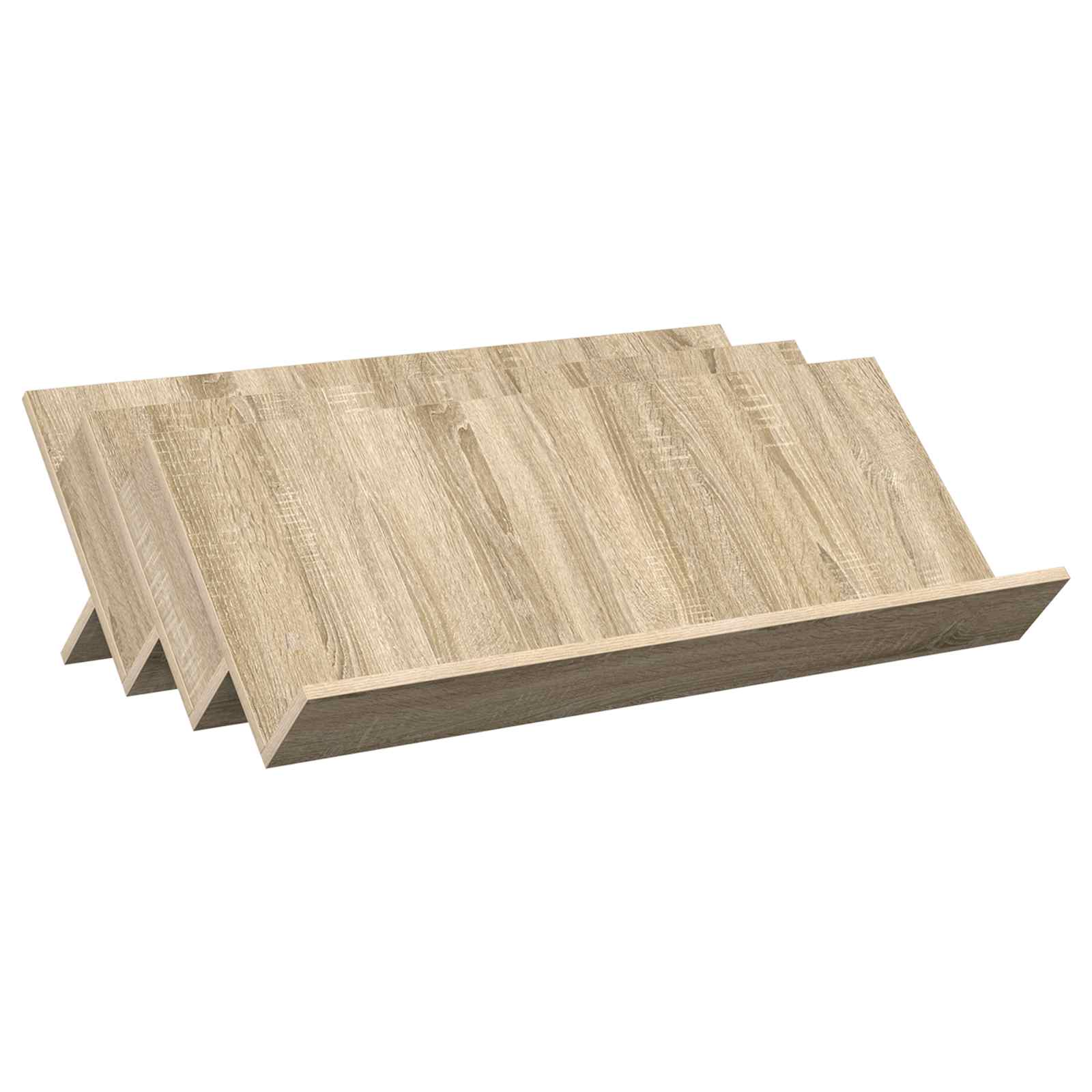 Polica za časopise s policom Sonoma hrast 90 x 53 x 28,5 cm