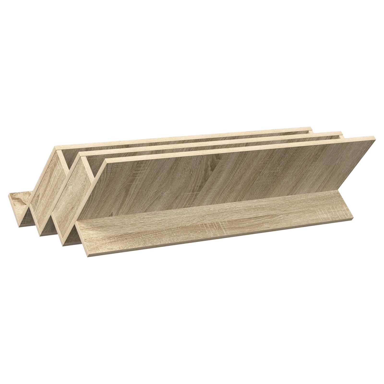 Polica za časopise s policom Sonoma hrast 90 x 53 x 28,5 cm