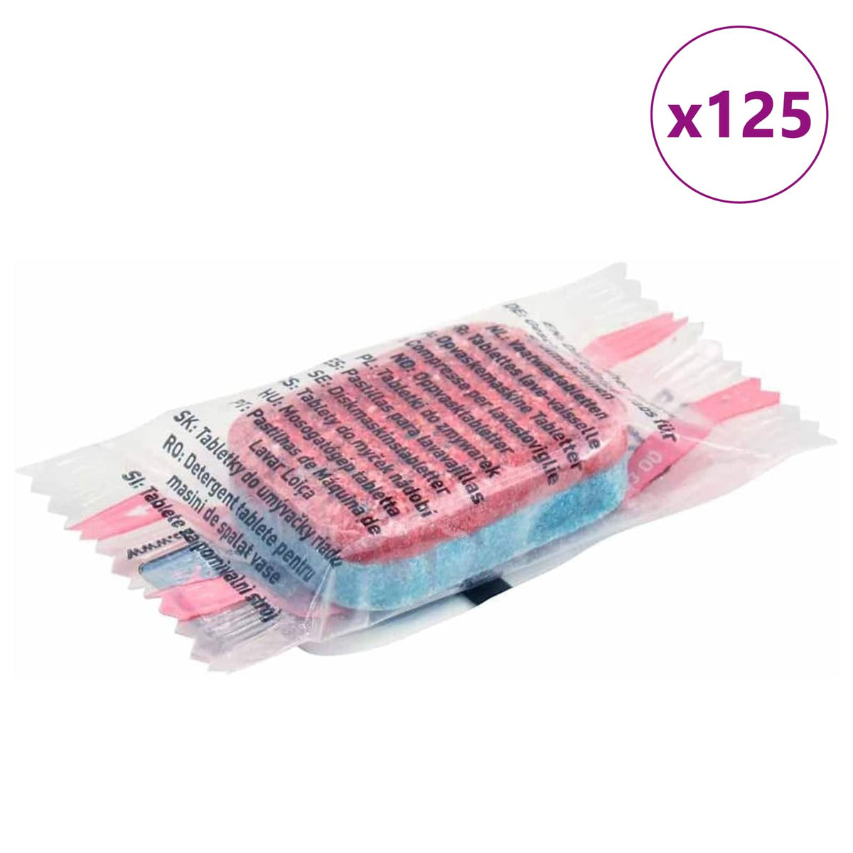 Tablete za perilicu posuđa 125 pcs