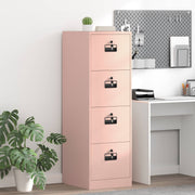 Kabinet za datoteke s ladicama 2 pcs Ružičasta 44 x 50 x 139 cm