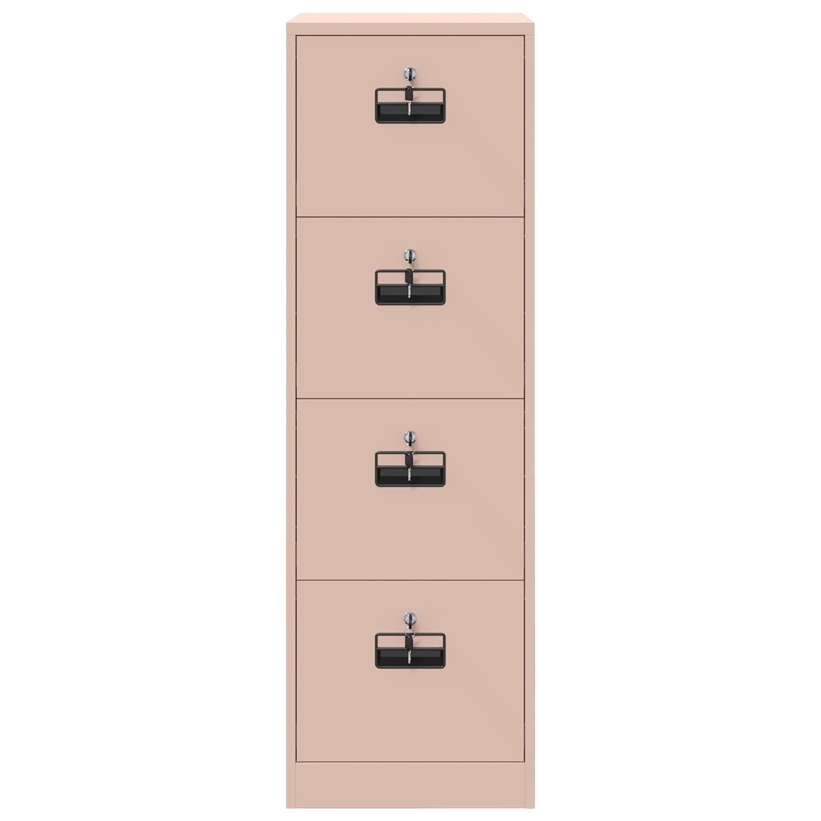 Kabinet za datoteke s ladicama 2 pcs Ružičasta 44 x 50 x 139 cm