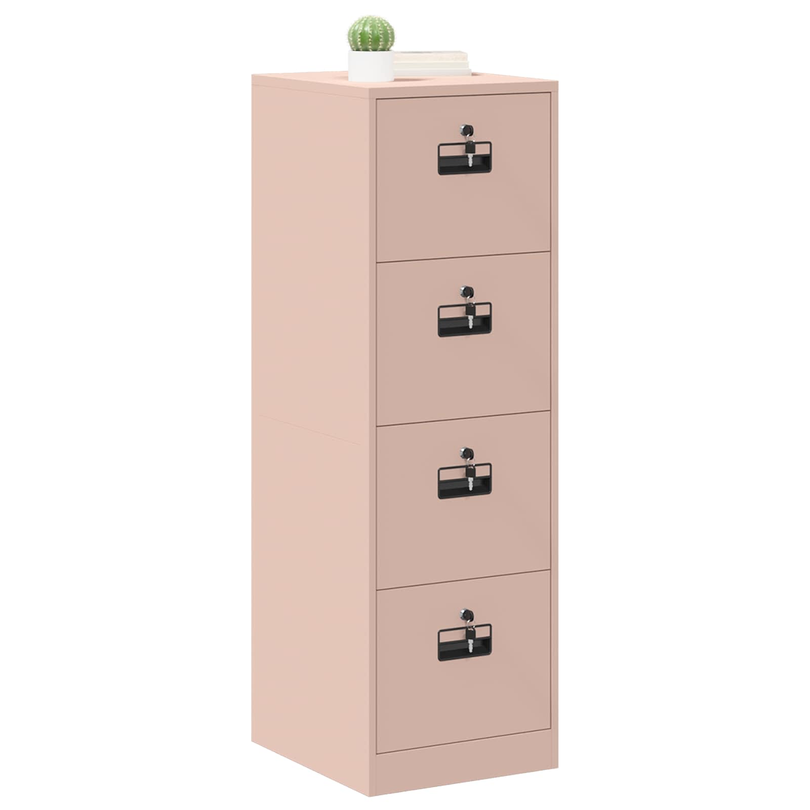 Kabinet za datoteke s ladicama 2 pcs Ružičasta 44 x 50 x 139 cm