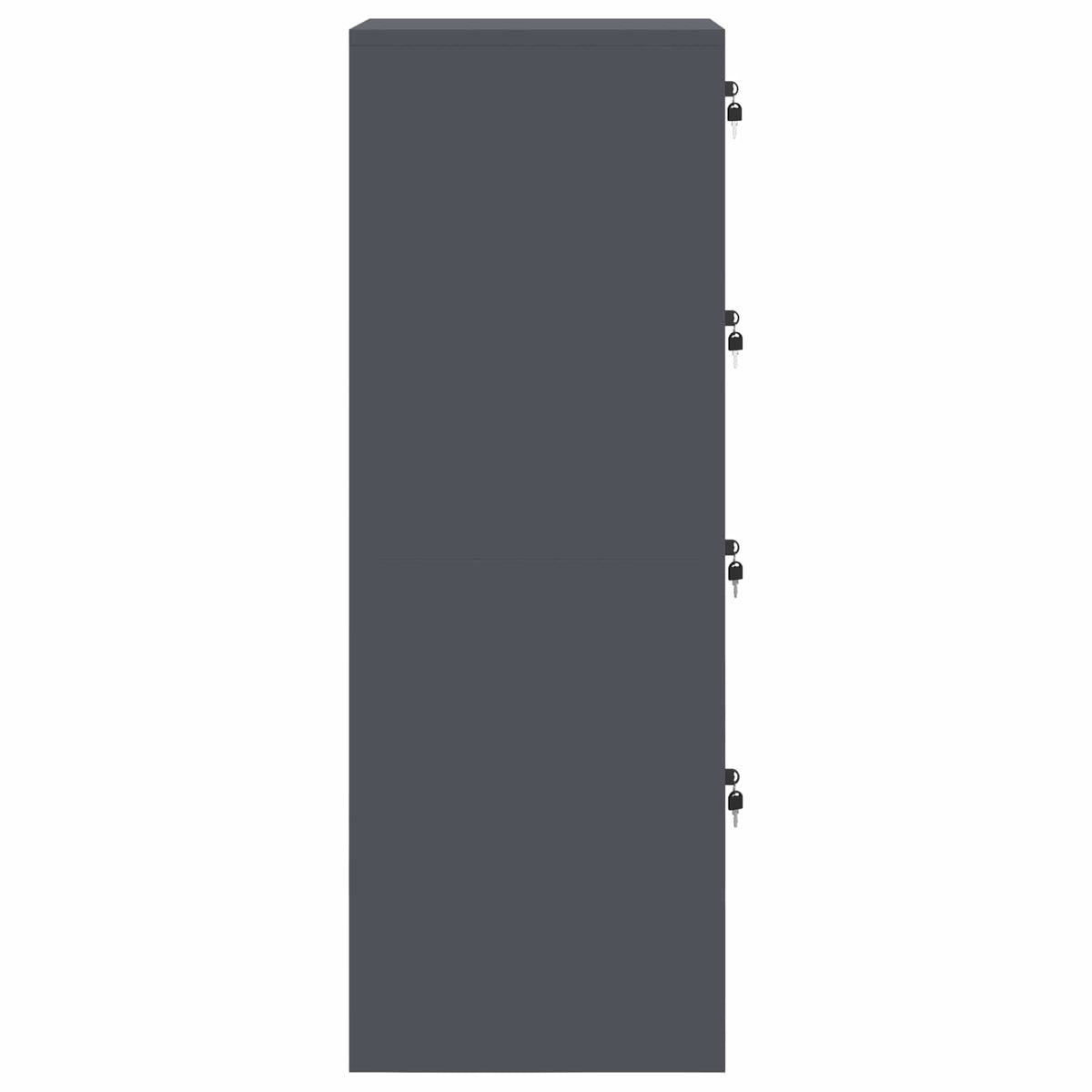 Kabinet za datoteke s ladicama 2 pcs Antracit 44 x 50 x 139 cm