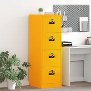 Kabinet za datoteke s ladicama 2 pcs Žuta 44 x 50 x 139 cm