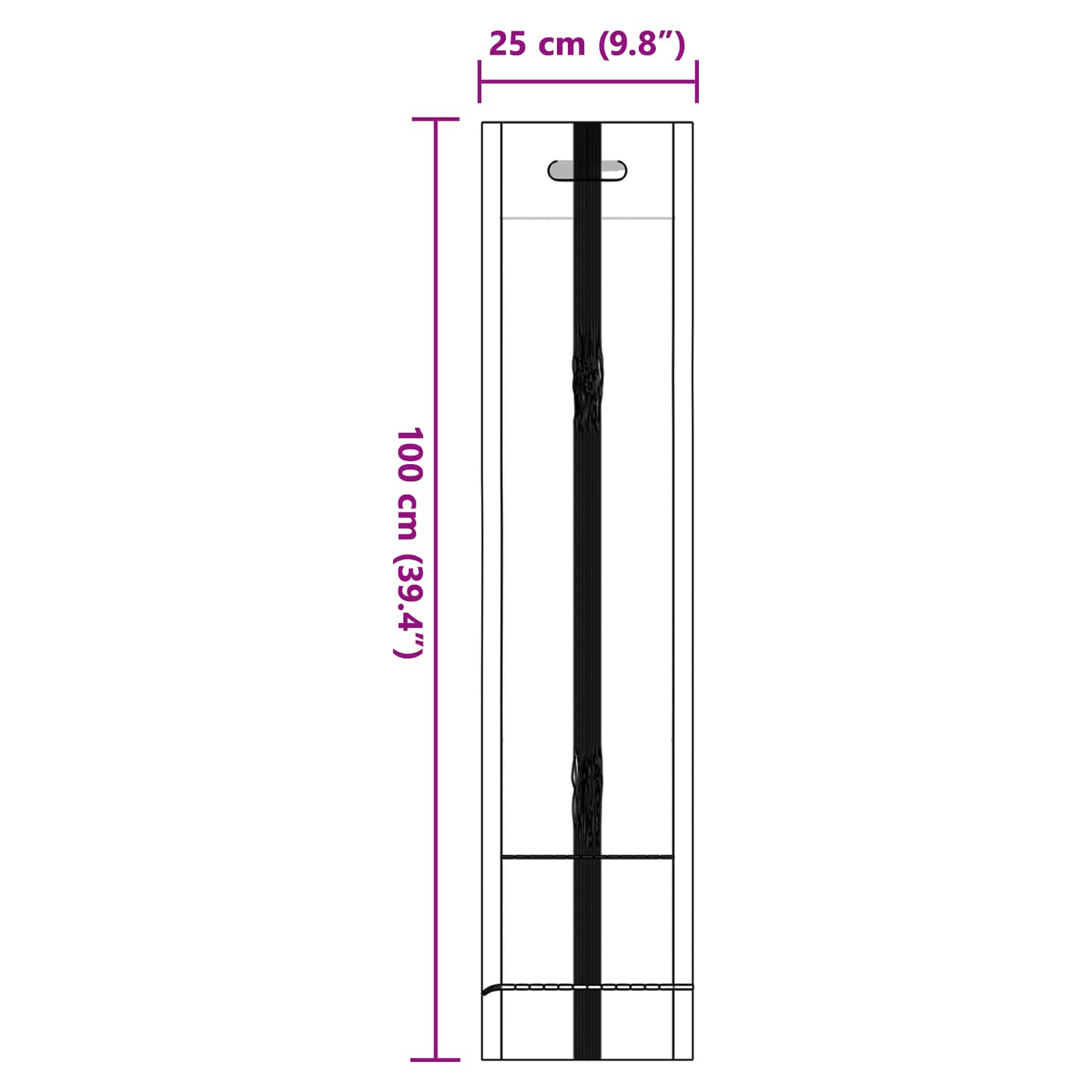 Vreće s pijeskom 100 pcs Tamnozelena 100 x 25 cm HDPE