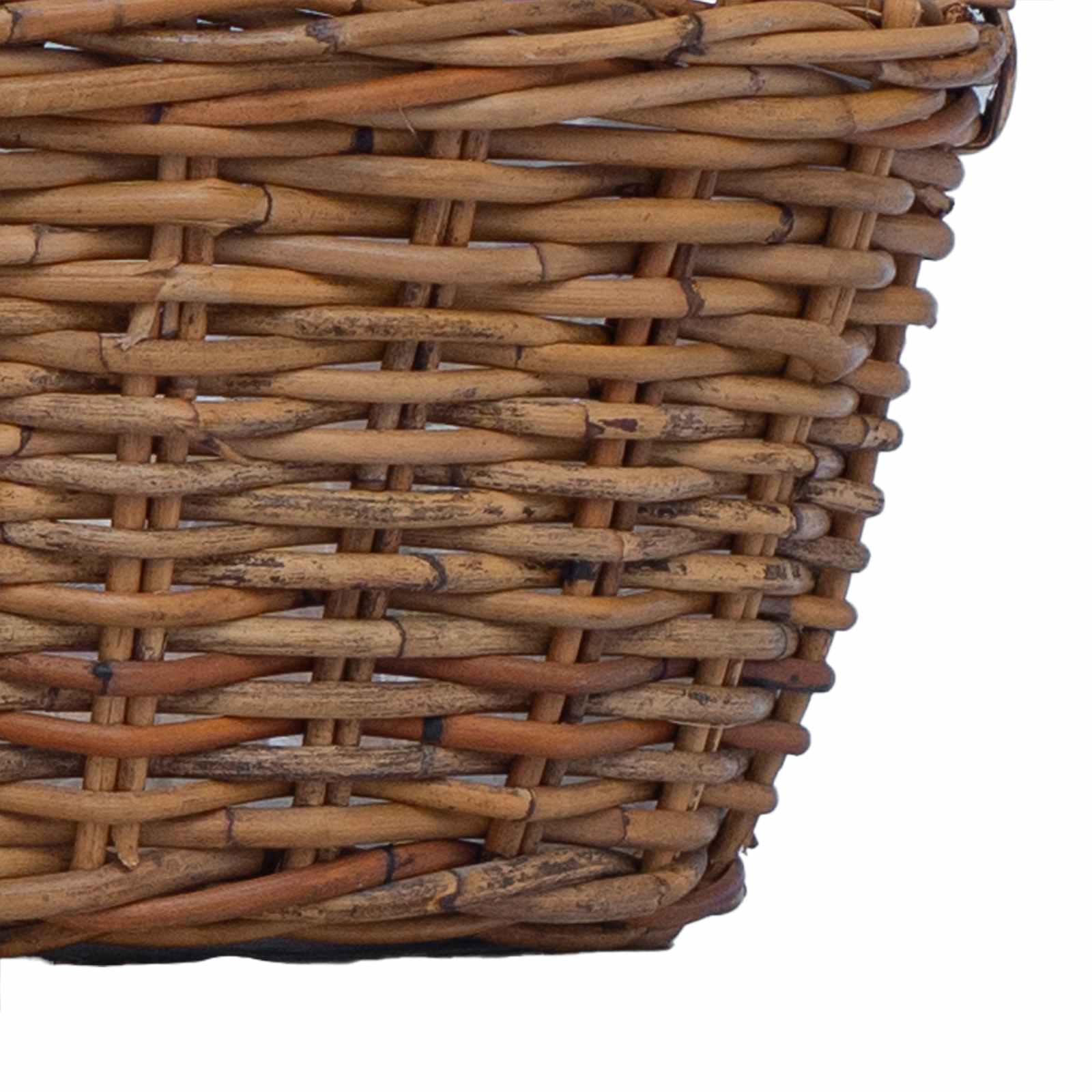 Košarica za saksije s pohranom 2 pcs Smeđa Lacak ratan