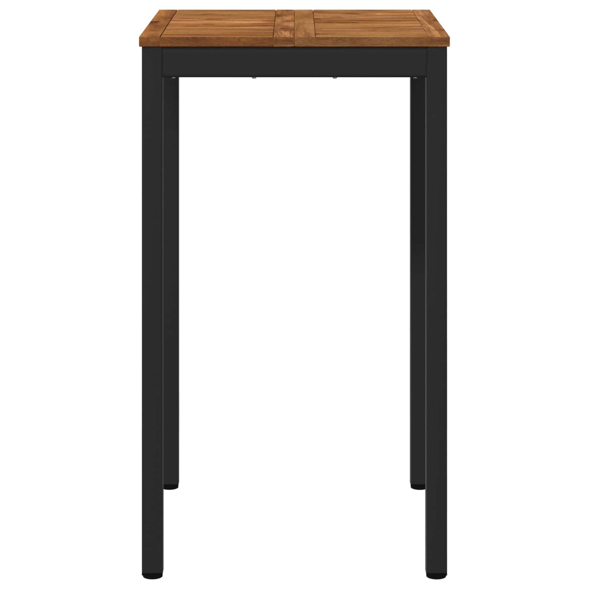 Stol za bar u vrtu Prirodna i crna 60 x 60,5 x 105 cm