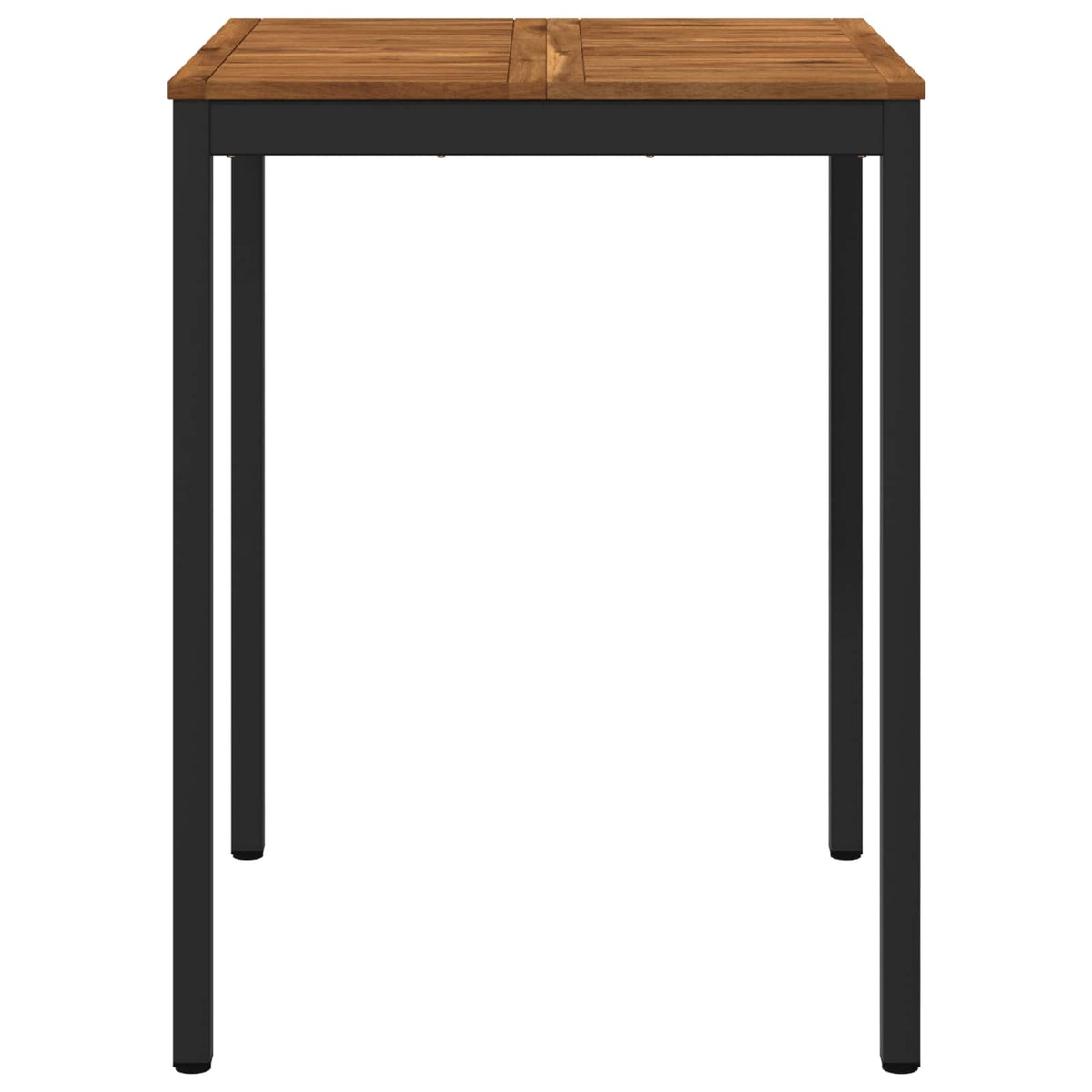 Stol za bar u vrtu Prirodna i crna 80 x 80,5 x 105 cm