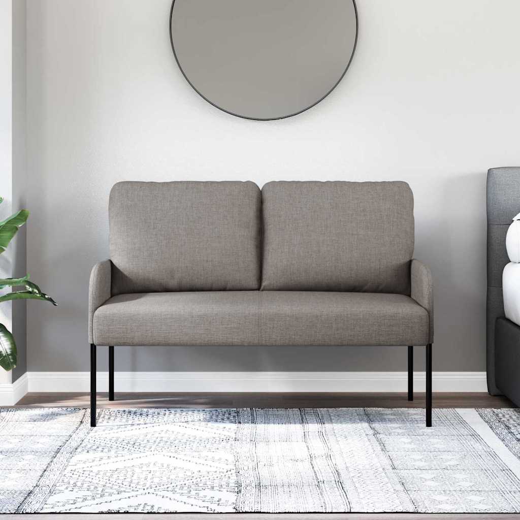 Sofe s jastukom 110cm Sivo-smeđa Šperploča