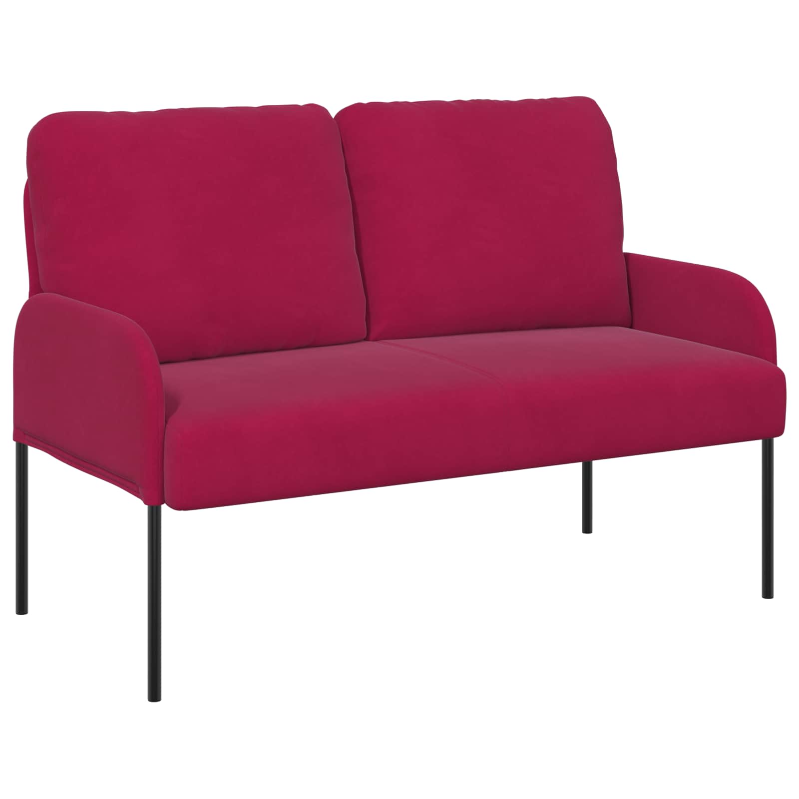 Setovi sofa 3 pcs Vinska crvena 115 x 56 x 80 cm Šperploča