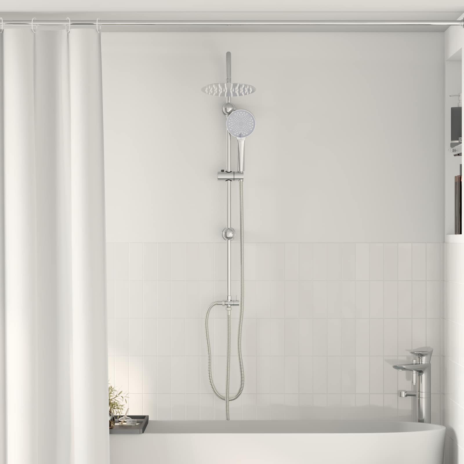 Sustav tuša Srebrno 47 x 20 x 95 cm Nehrđajući čelik