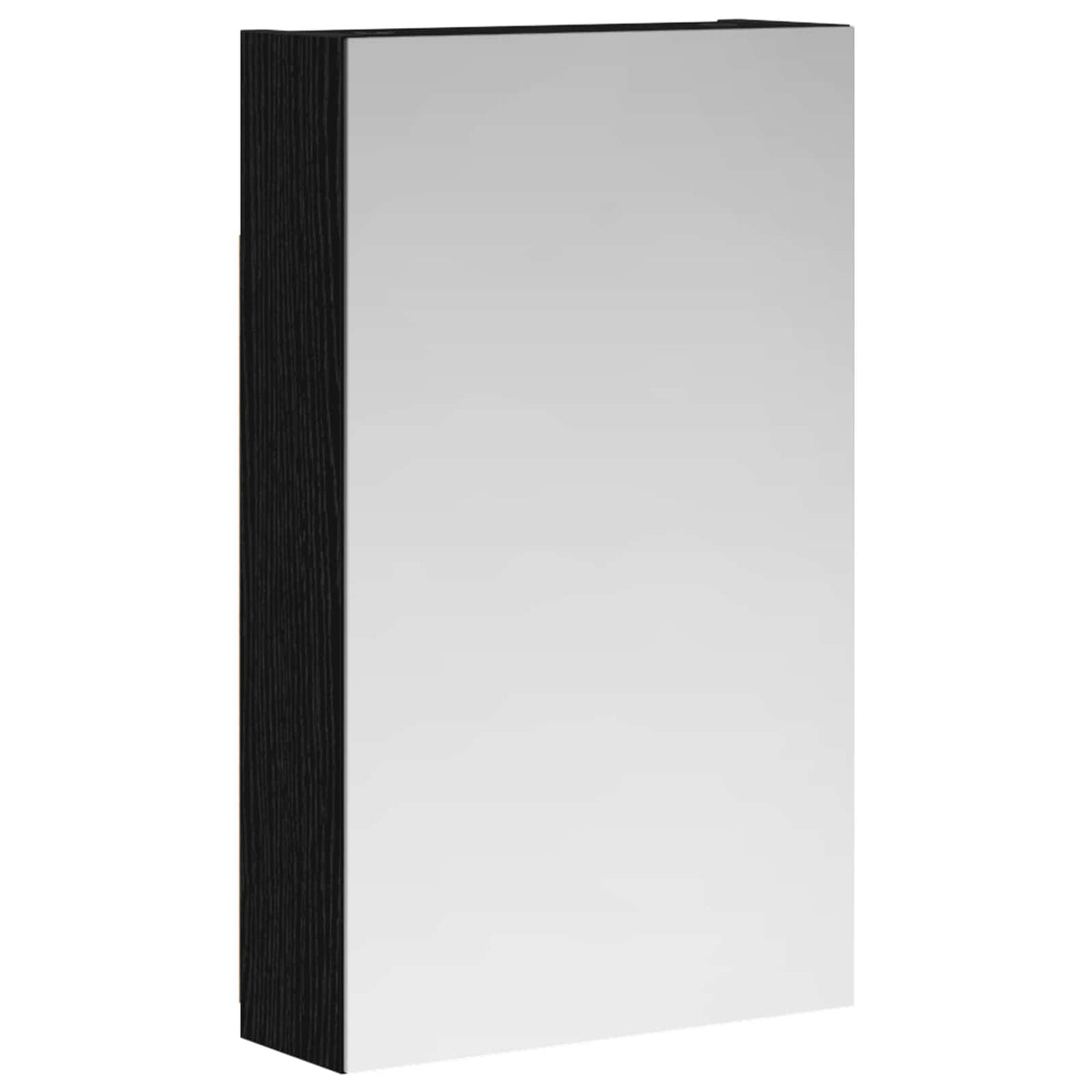 Kupaonski ormar s ogledalom Crni hrast 30 x 10,5 x 50 cm