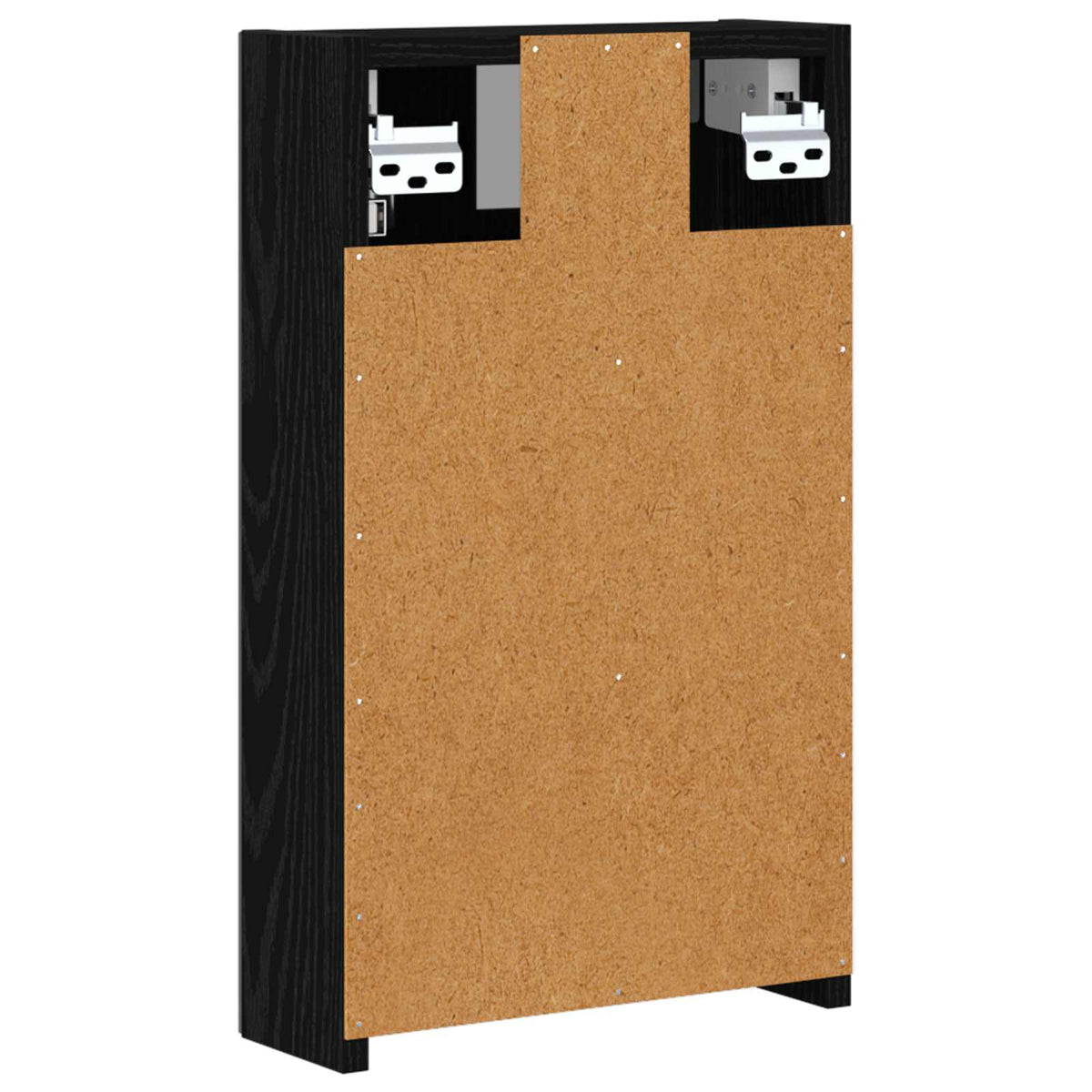 Kupaonski ormar s ogledalom Crni hrast 30 x 10,5 x 50 cm