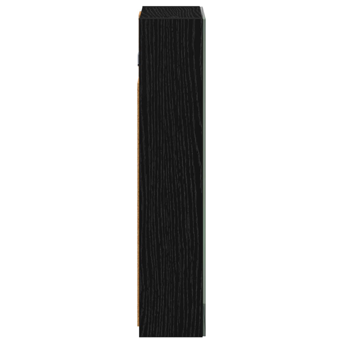 Kupaonski ormar s ogledalom Crni hrast 30 x 10,5 x 50 cm