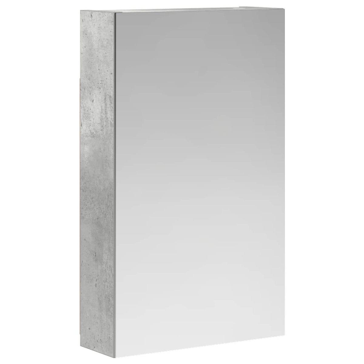 Kupaonski ormar s ogledalom Betonski sivi 30 x 10,5 x 50 cm