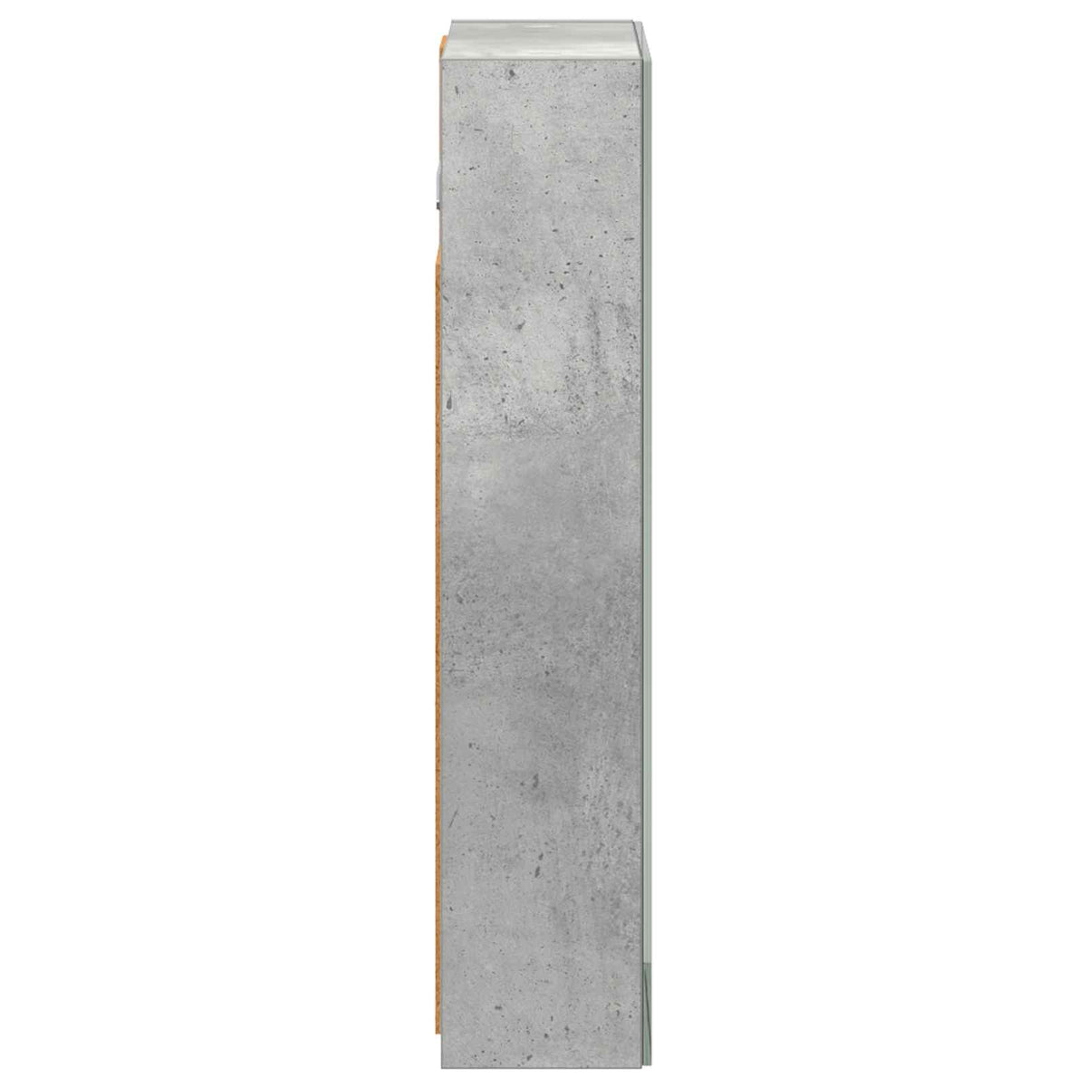 Kupaonski ormar s ogledalom Betonski sivi 30 x 10,5 x 50 cm