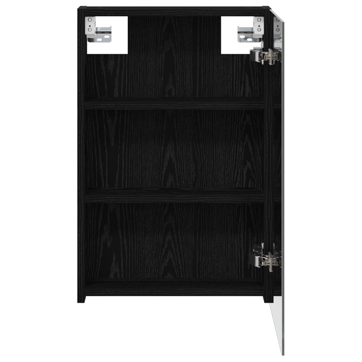 Kupaonski ormar s ogledalom Crni hrast 40 x 10,5 x 60,5 cm
