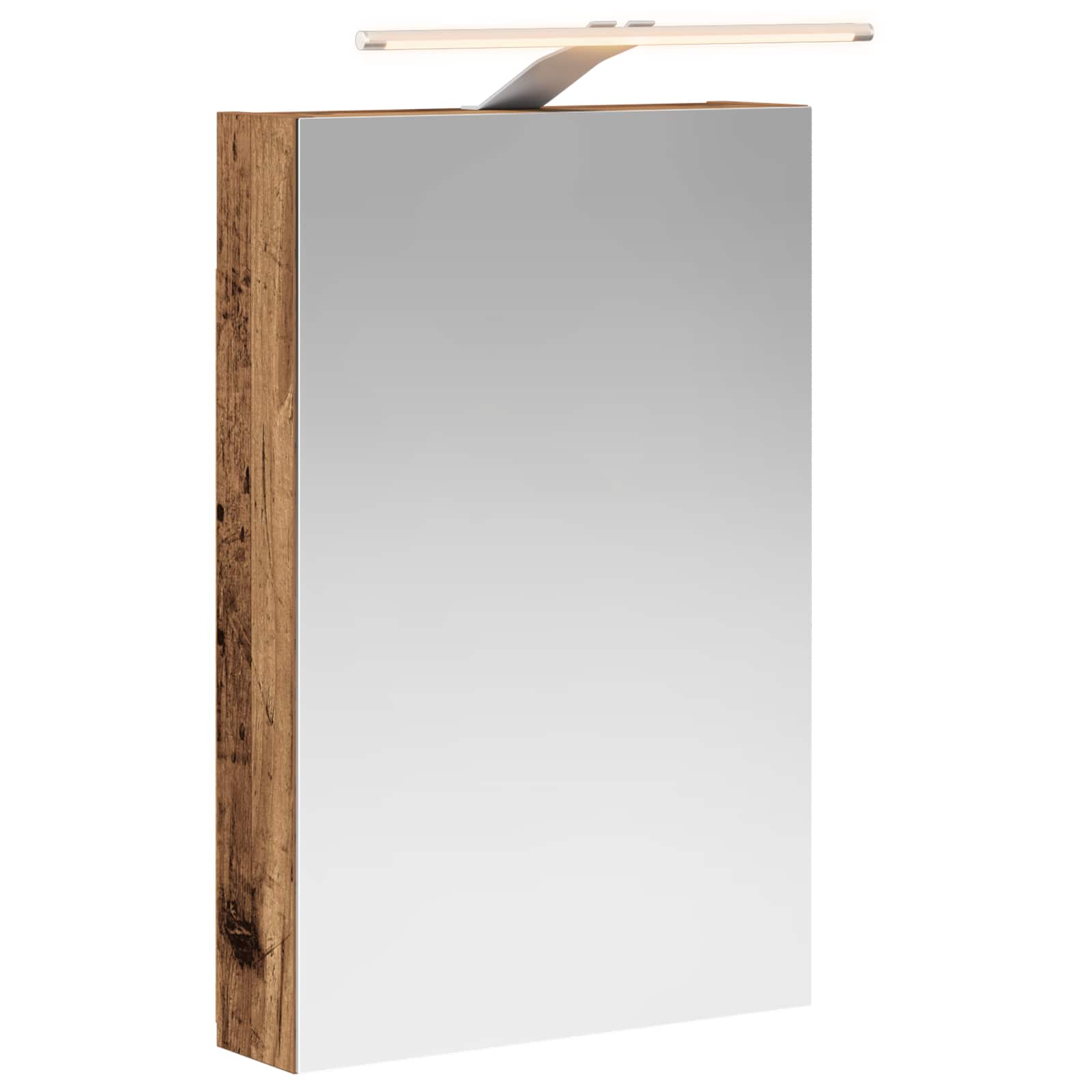 Kupaonski ormar s ogledalom Staro drvo 40 x 10,5 x 60,5 cm