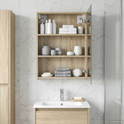 Kupaonski ormar s ogledalom Sonoma hrast 50 x 14,5 x 70 cm