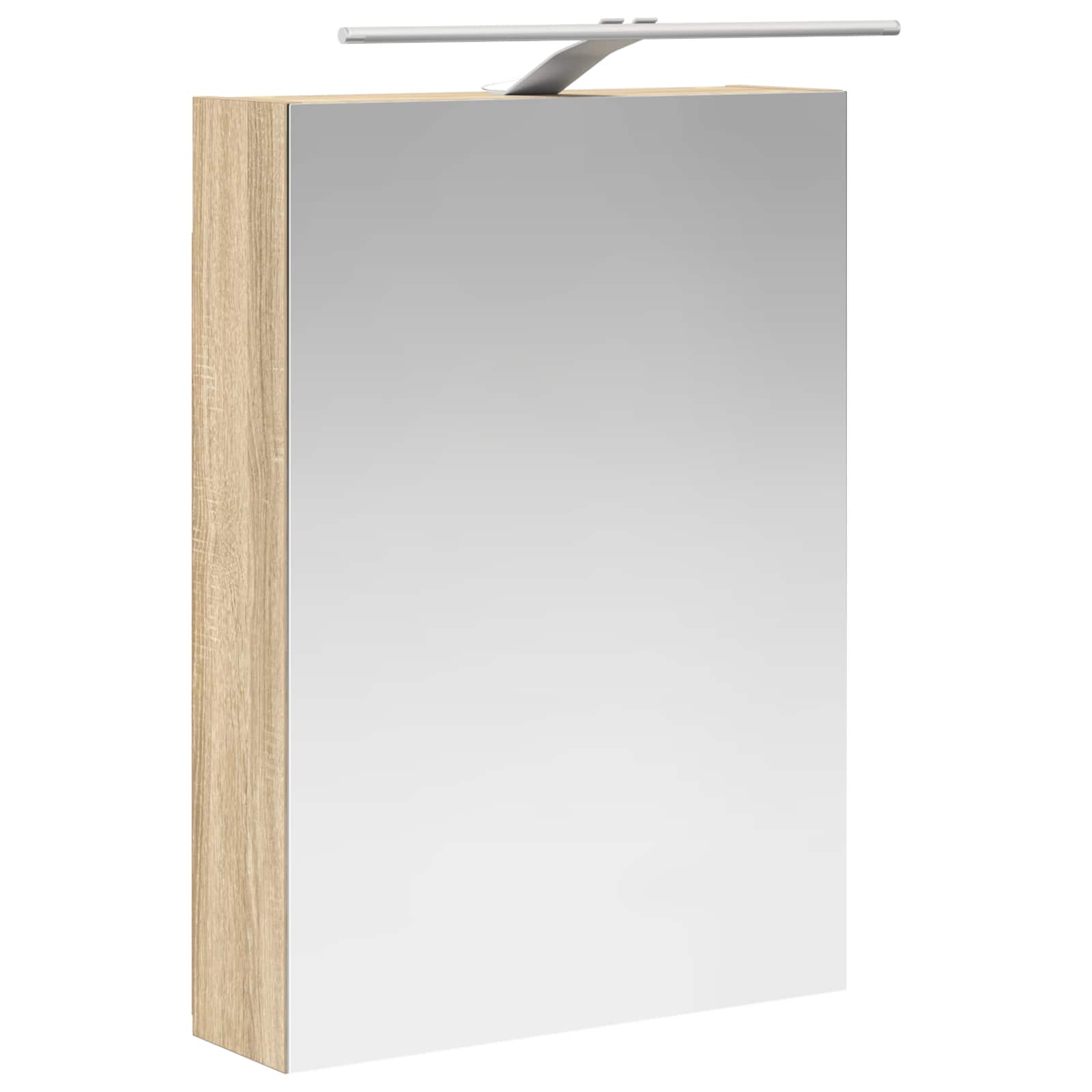Kupaonski ormar s ogledalom Sonoma hrast 50 x 14,5 x 70 cm