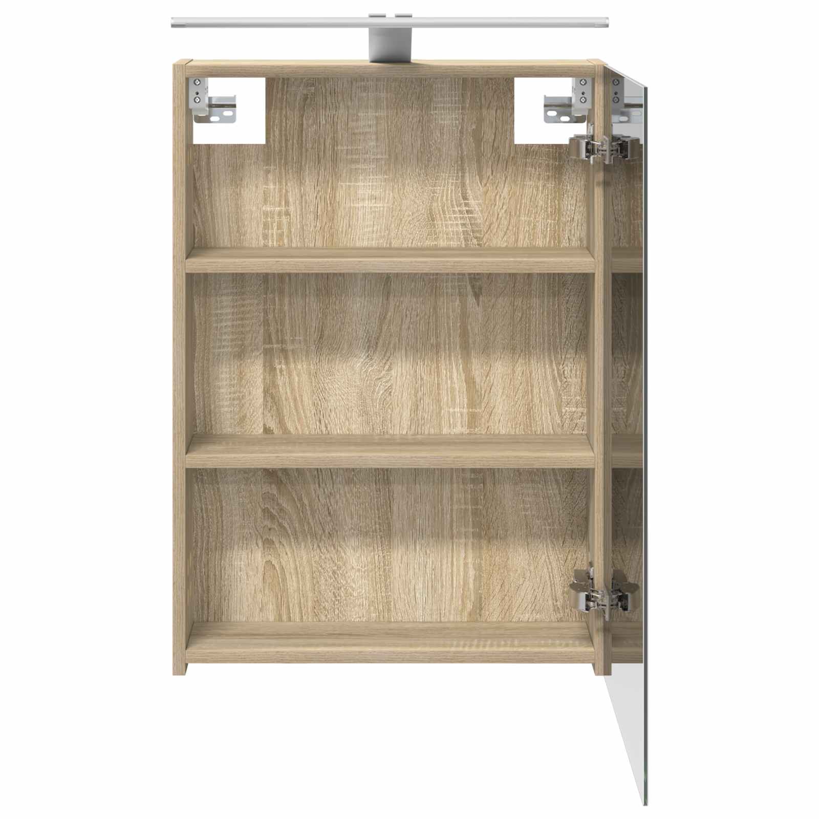 Kupaonski ormar s ogledalom Sonoma hrast 50 x 14,5 x 70 cm