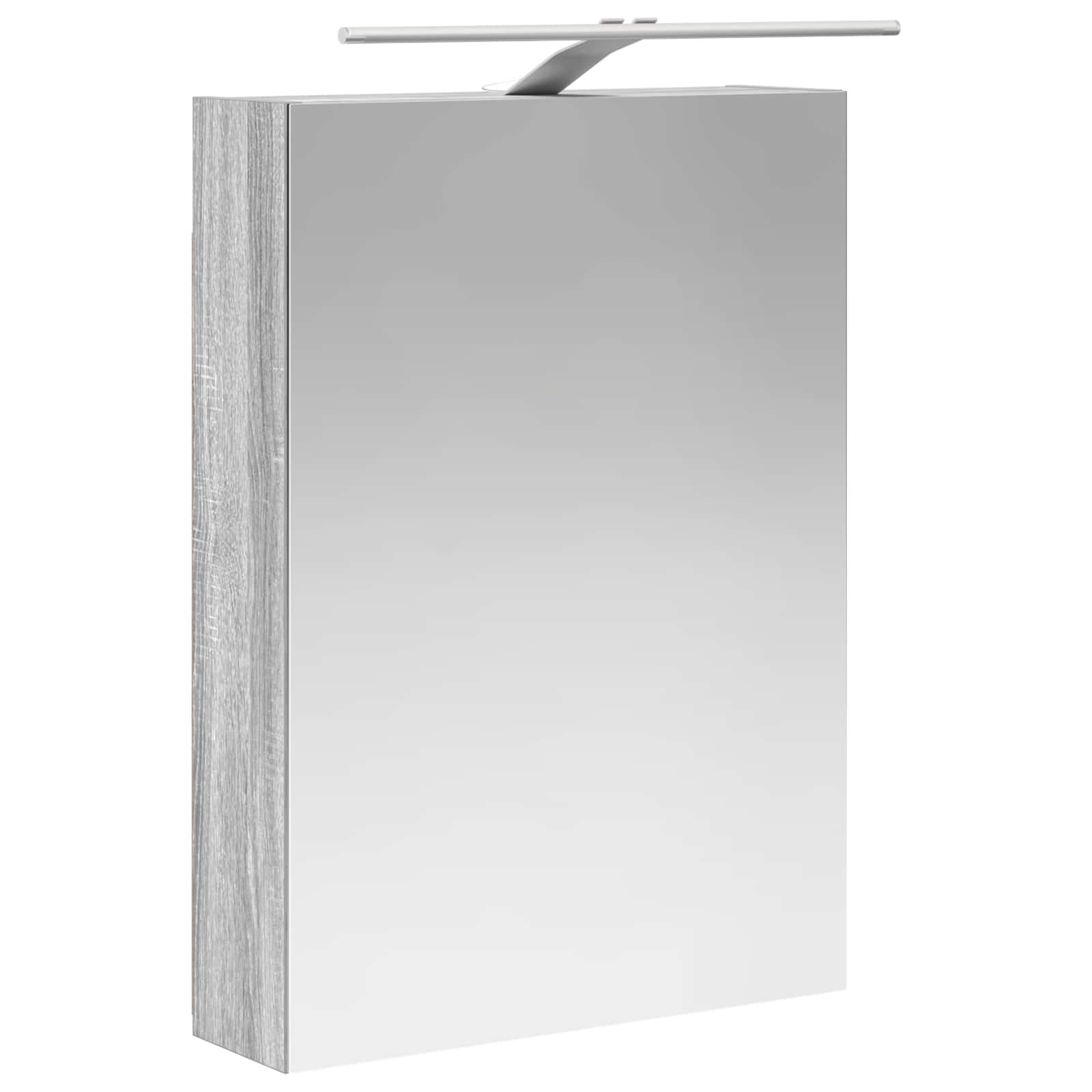 Kupaonski ormar s ogledalom Zidne Siva Sonoma 50 x 14,5 x 70 cm