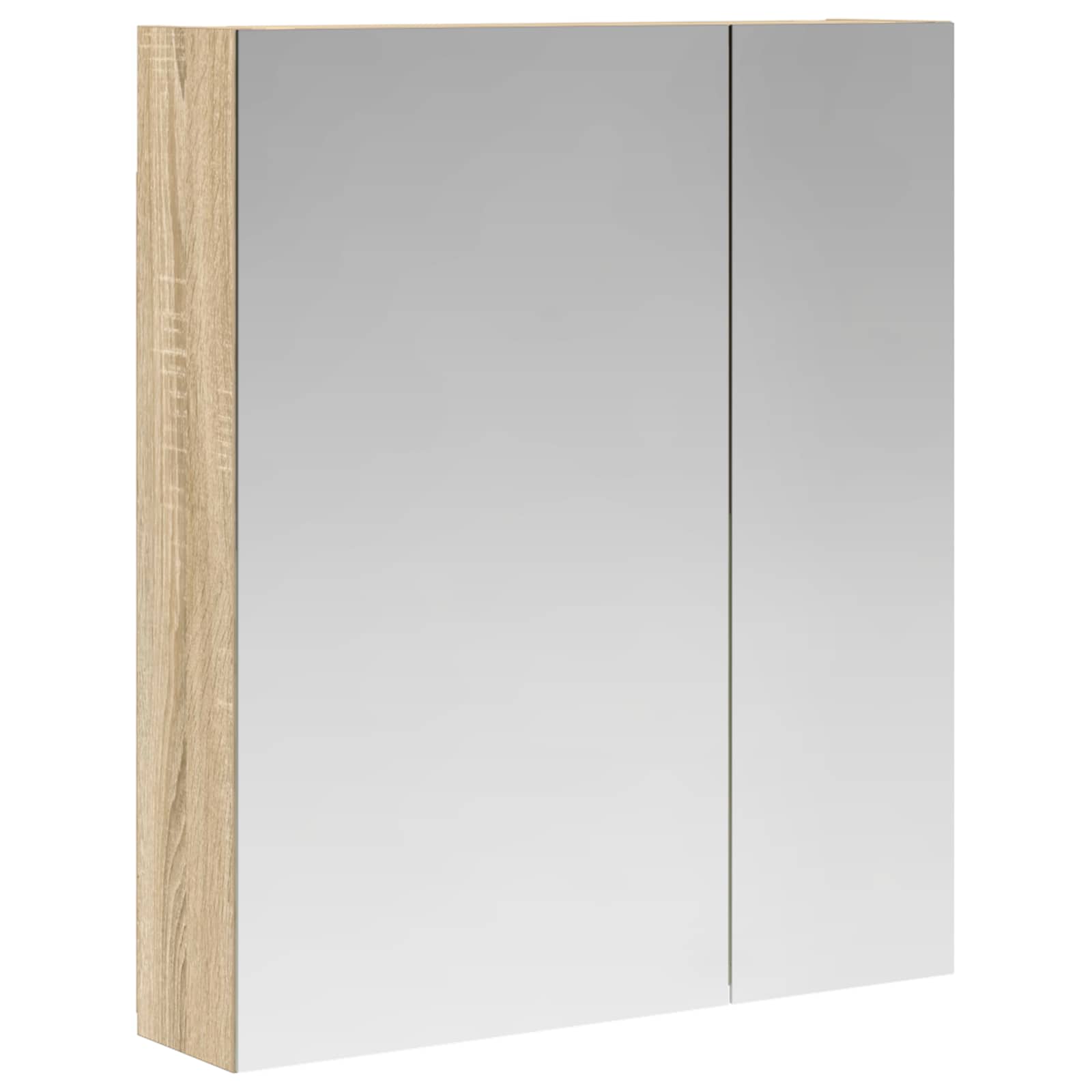 Kupaonski ormar s ogledalom Sonoma hrast 60 x 14,5 x 70 cm