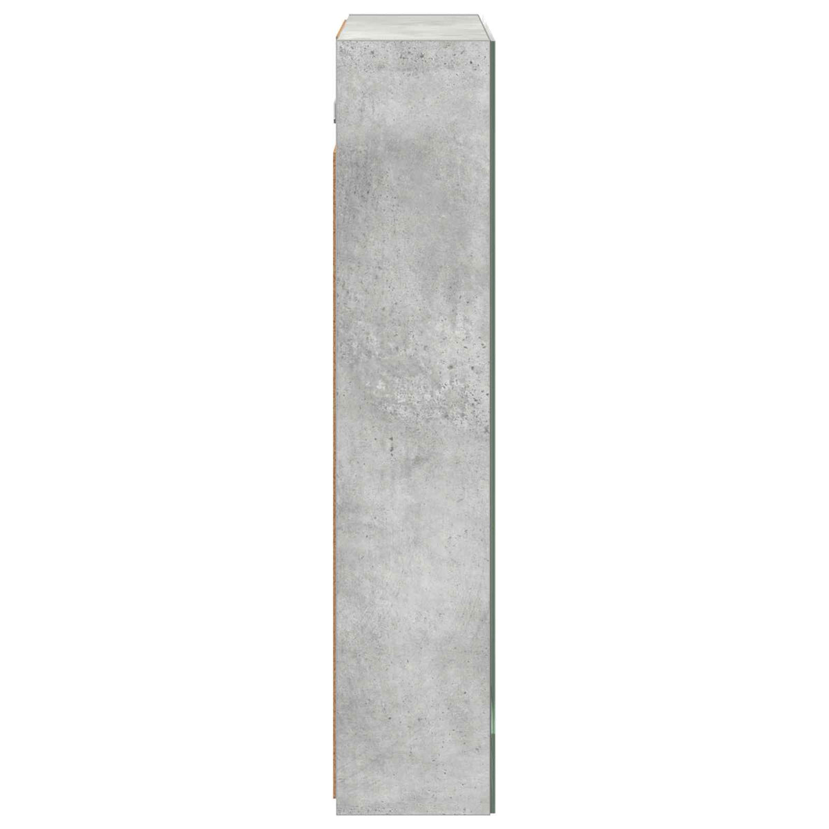 Kupaonski ormar s ogledalom Betonski sivi 60 x 14,5 x 70 cm