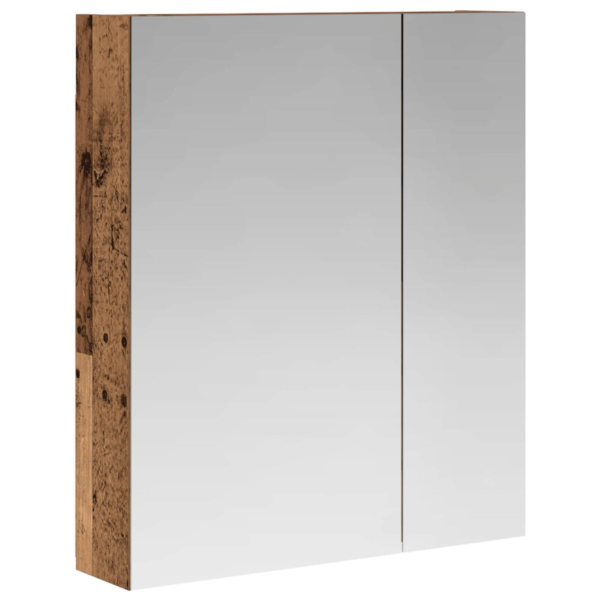 Kupaonski ormar s ogledalom Zidne Staro drvo 60 x 14,5 x 70 cm