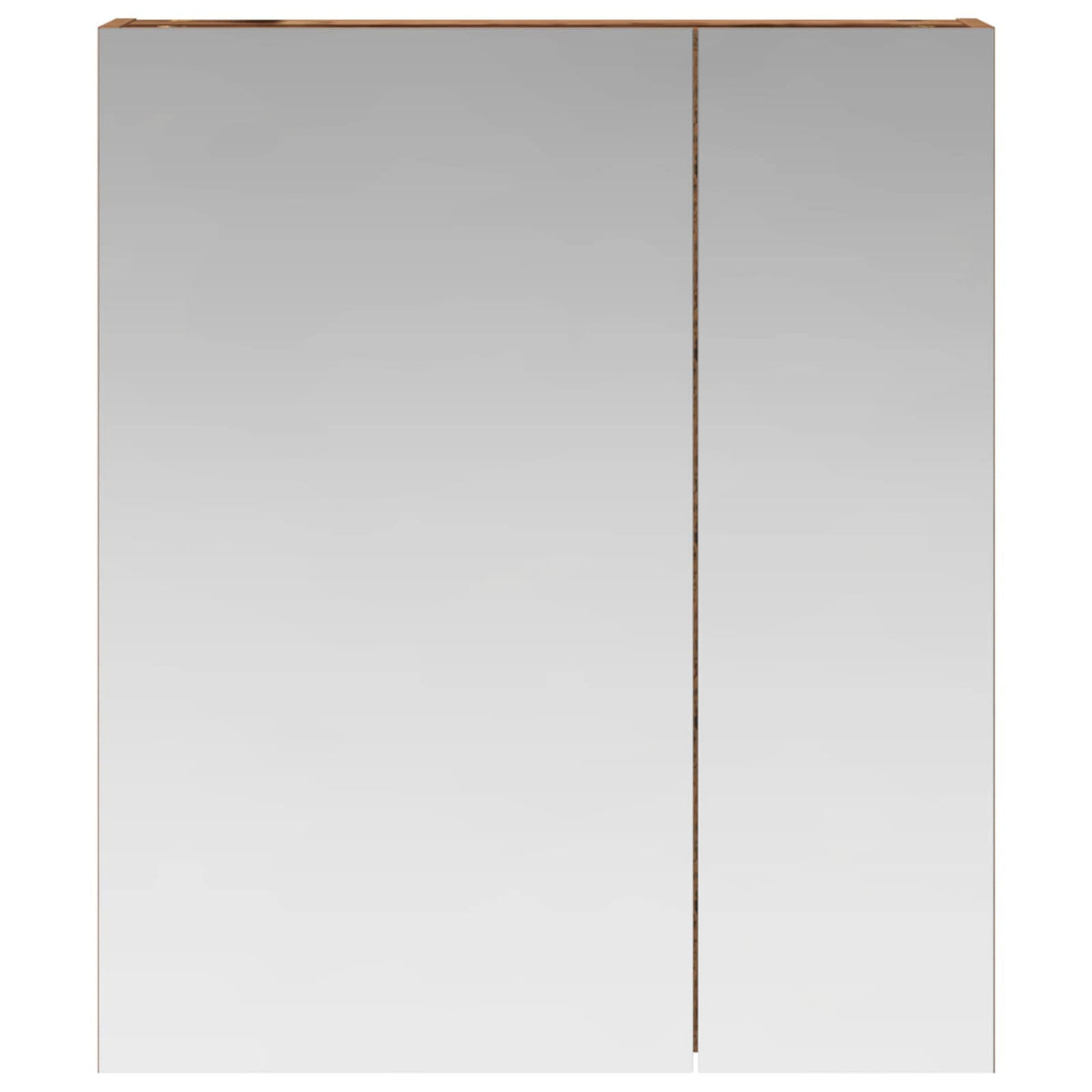Kupaonski ormar s ogledalom Zidne Staro drvo 60 x 14,5 x 70 cm