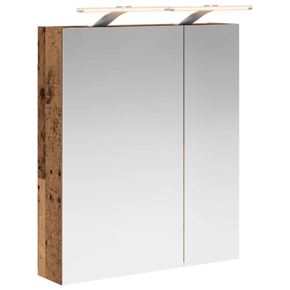 Kupaonski ormar s ogledalom Zidne Staro drvo 60 x 14,5 x 70 cm
