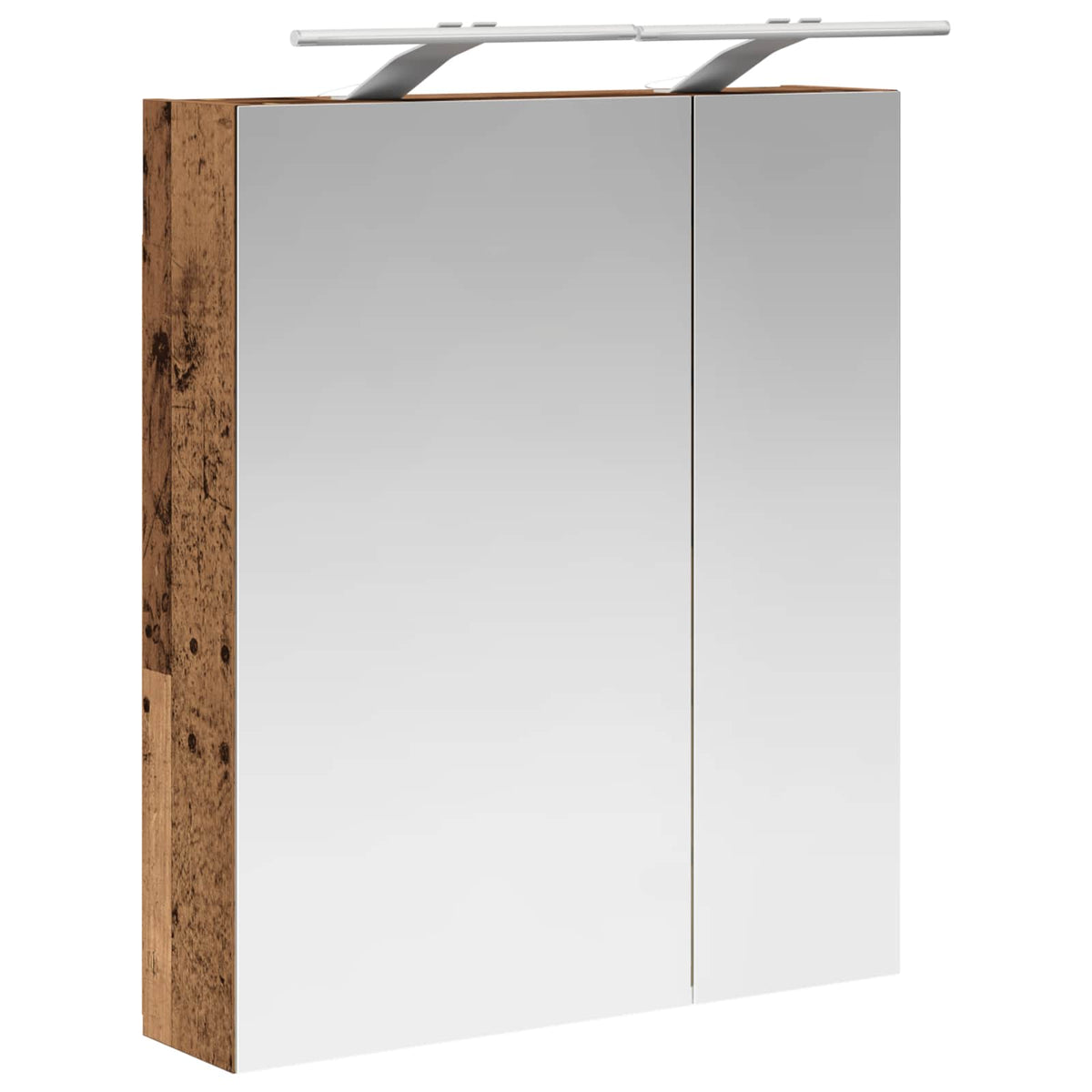 Kupaonski ormar s ogledalom Zidne Staro drvo 60 x 14,5 x 70 cm