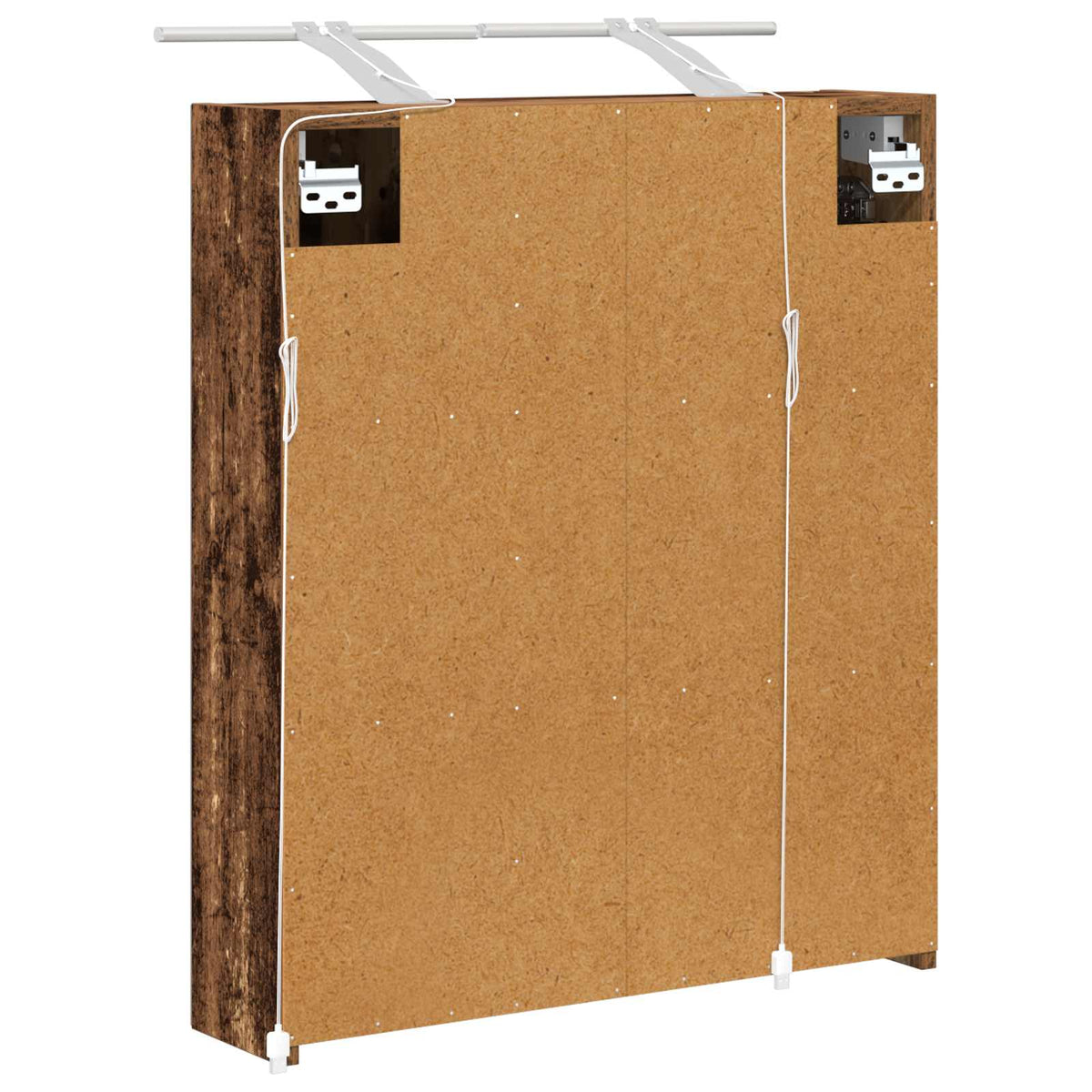 Kupaonski ormar s ogledalom Zidne Staro drvo 60 x 14,5 x 70 cm