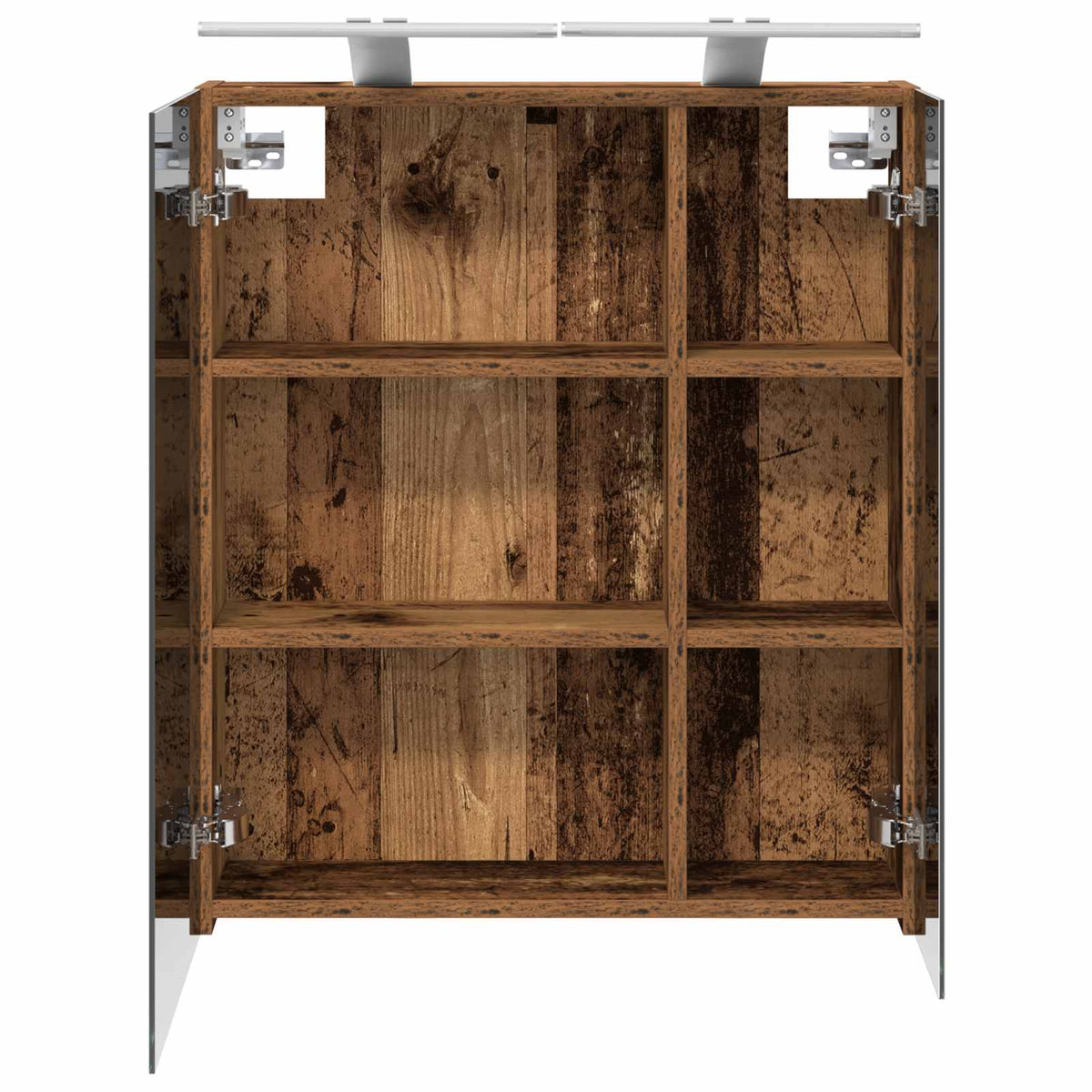 Kupaonski ormar s ogledalom Zidne Staro drvo 60 x 14,5 x 70 cm