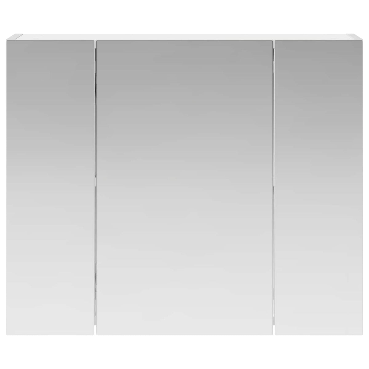 Kupaonski ormar s ogledalom Bijelo 60 x 14,5 x 50 cm