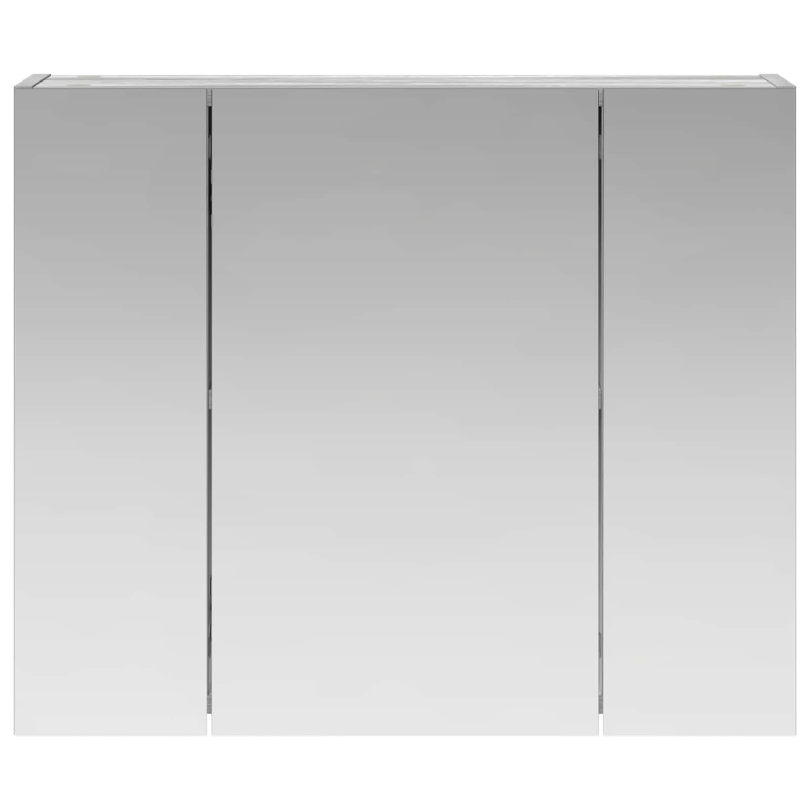 Kupaonski ormar s ogledalom Siva Sonoma 60 x 14,5 x 50 cm